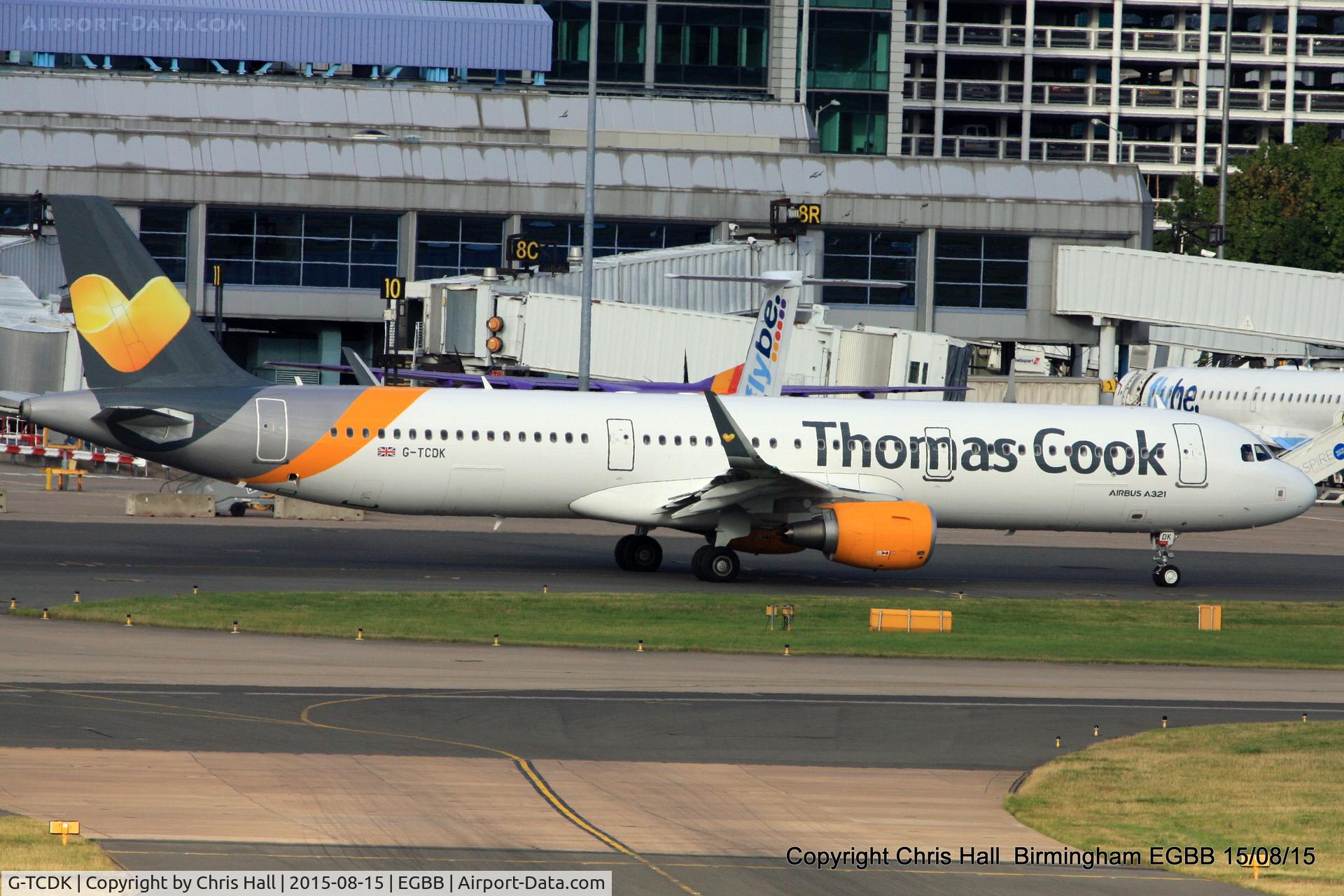 G-TCDK, 2015 Airbus A321-211 C/N 6548, Thomas Cook