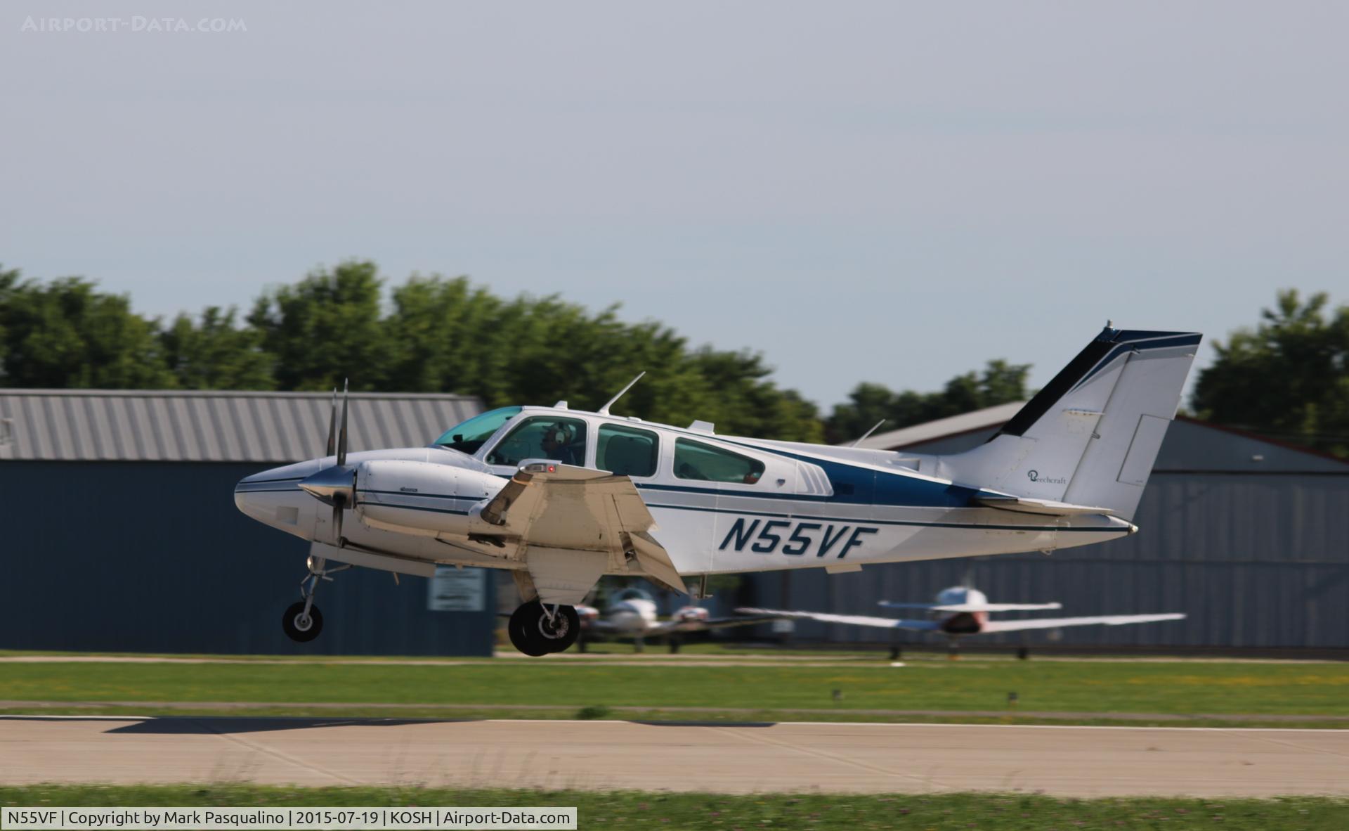 N55VF, 1978 Beech 95-B55 (T42A) Baron C/N TC-2132, Beech B55