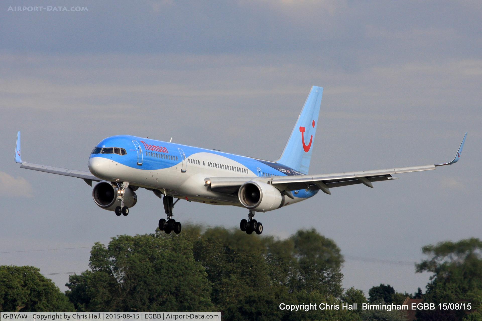 G-BYAW, 1995 Boeing 757-204 C/N 27234, Thomsom
