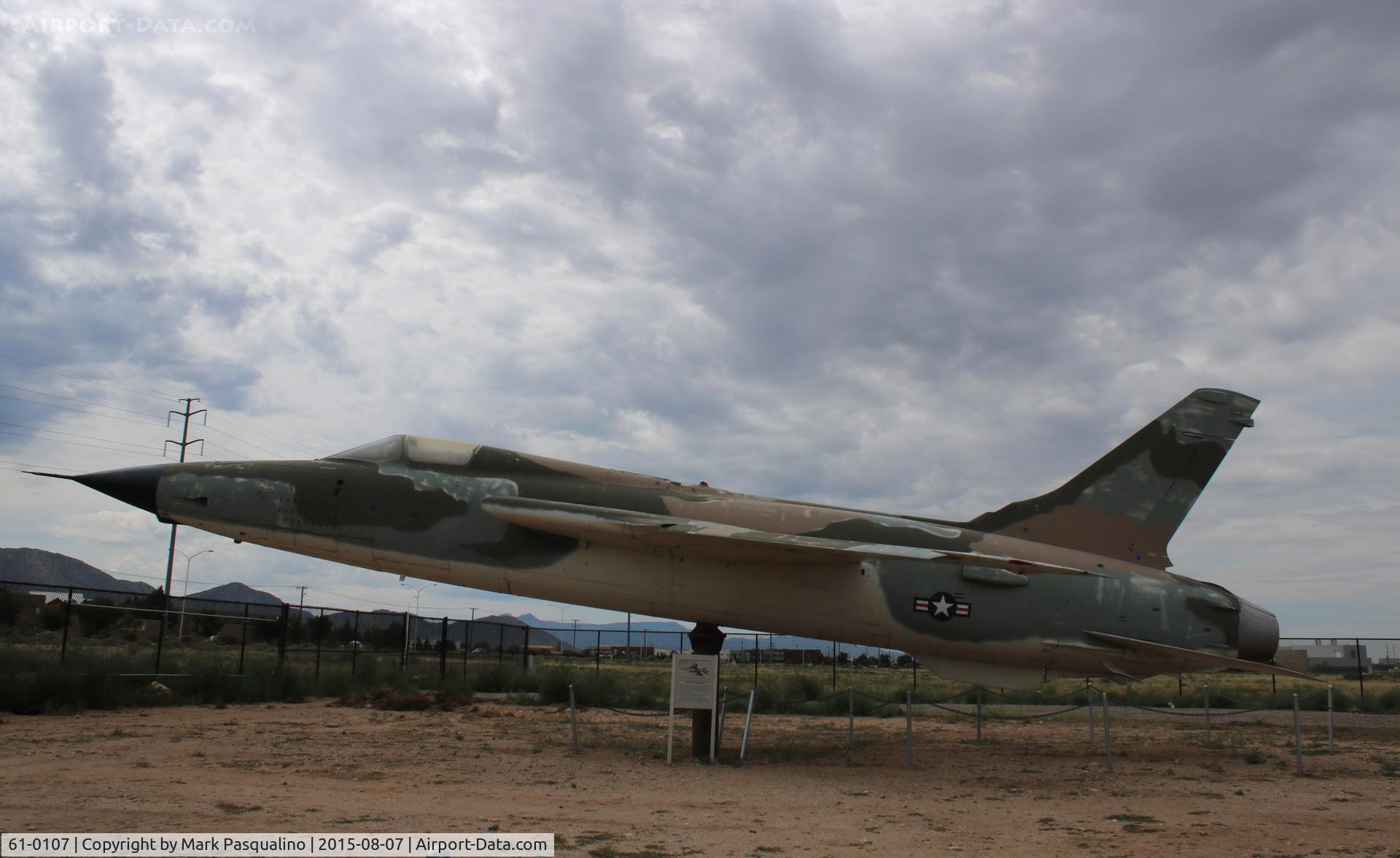 61-0107, 1961 Republic F-105D Thunderchief C/N D302, Republic F=105D