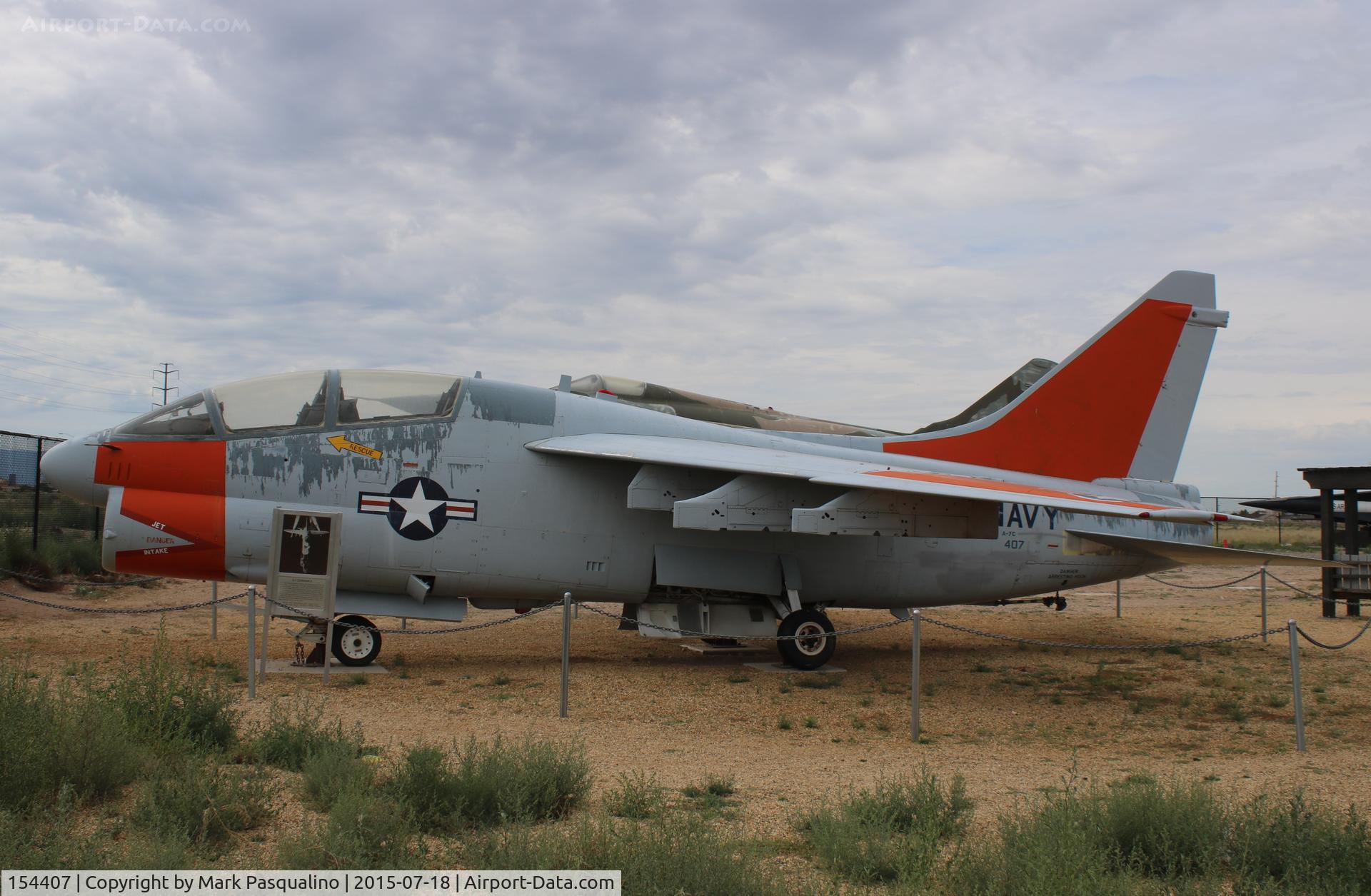 154407, LTV TA-7C Corsair II C/N B-047, Vought TA-7C