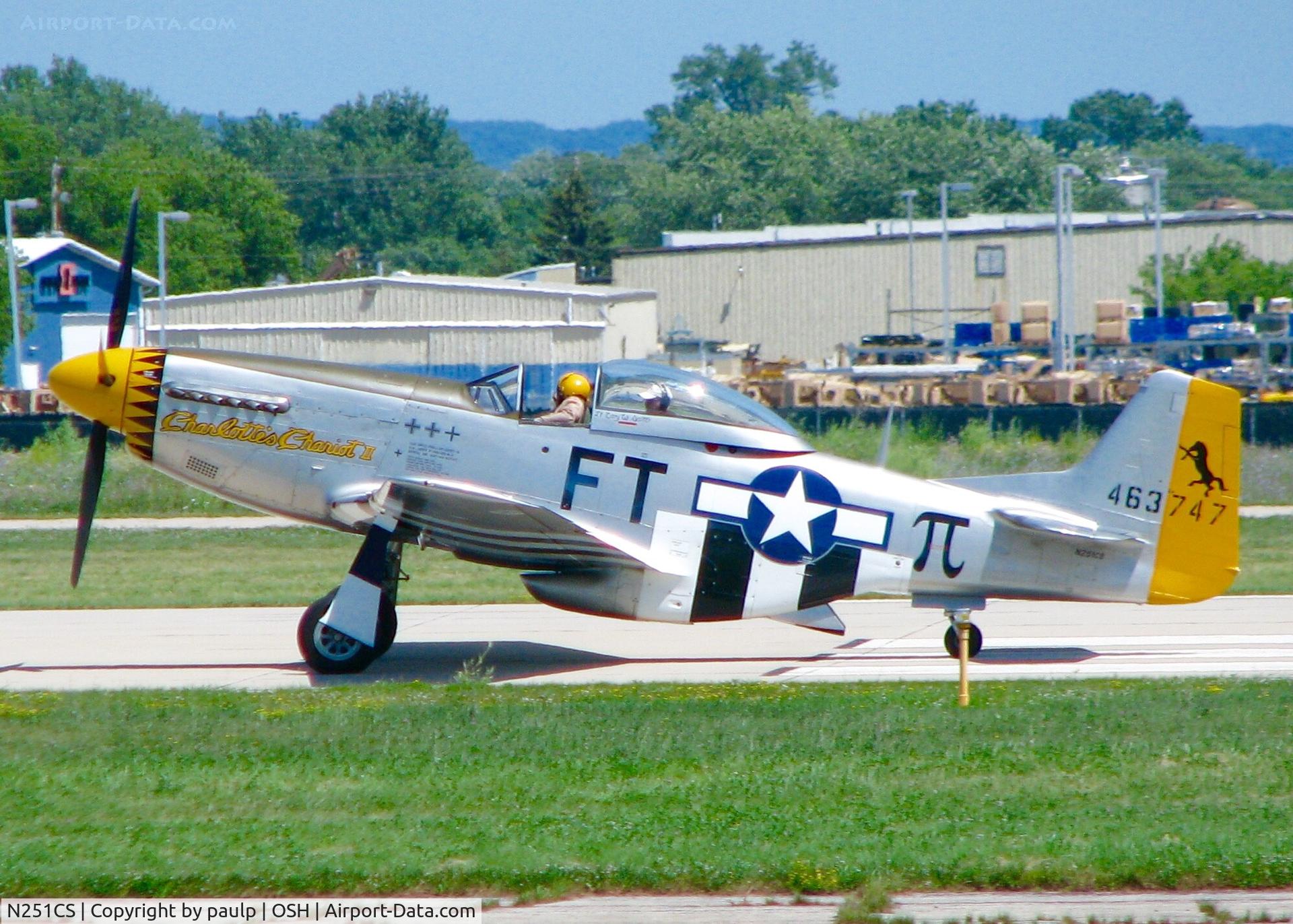 N251CS, North American F-51D Mustang C/N 44-74977N, At AirVenture