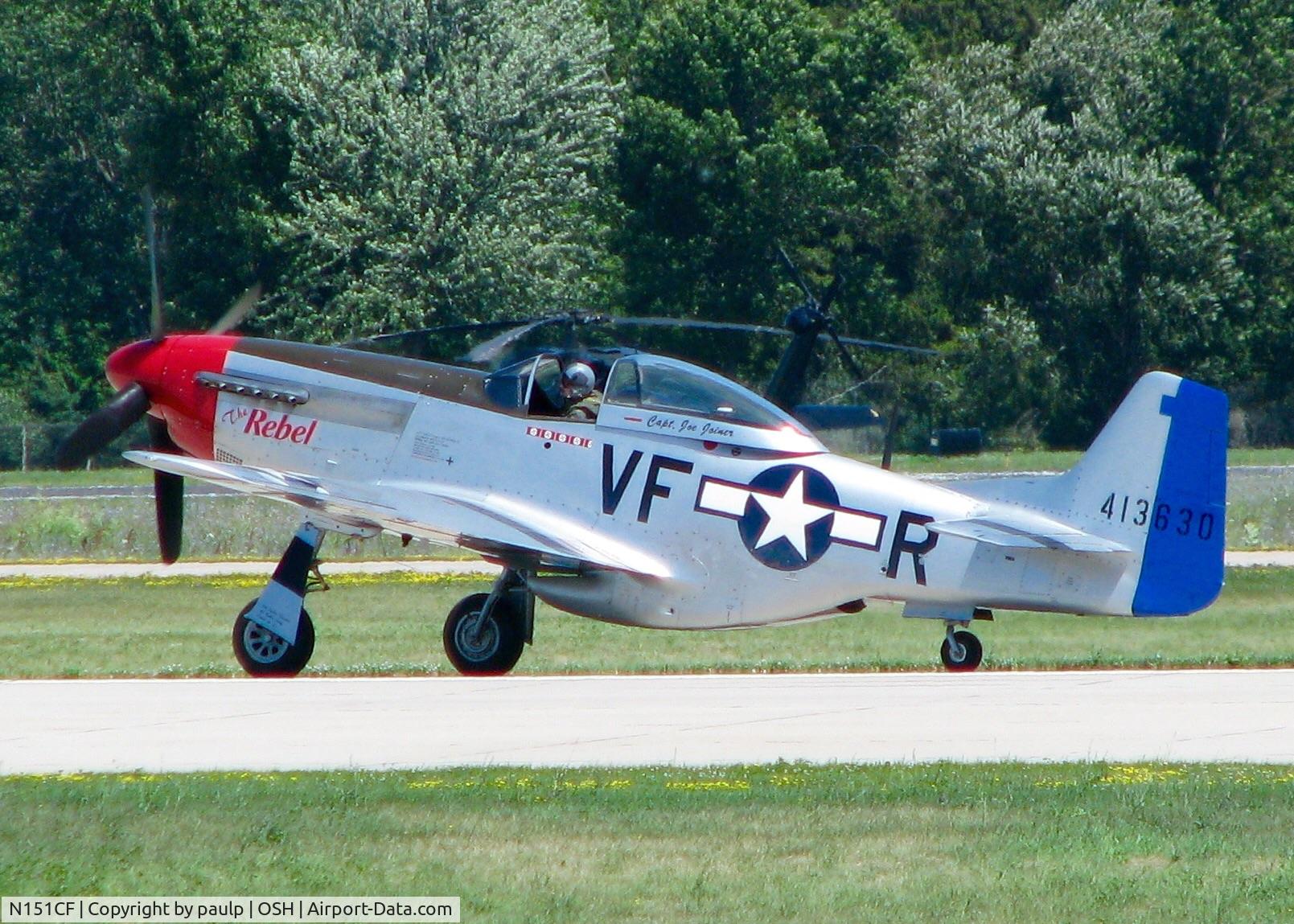 N151CF, 1944 North American P-51D Mustang C/N 44-84933N, At AirVenture