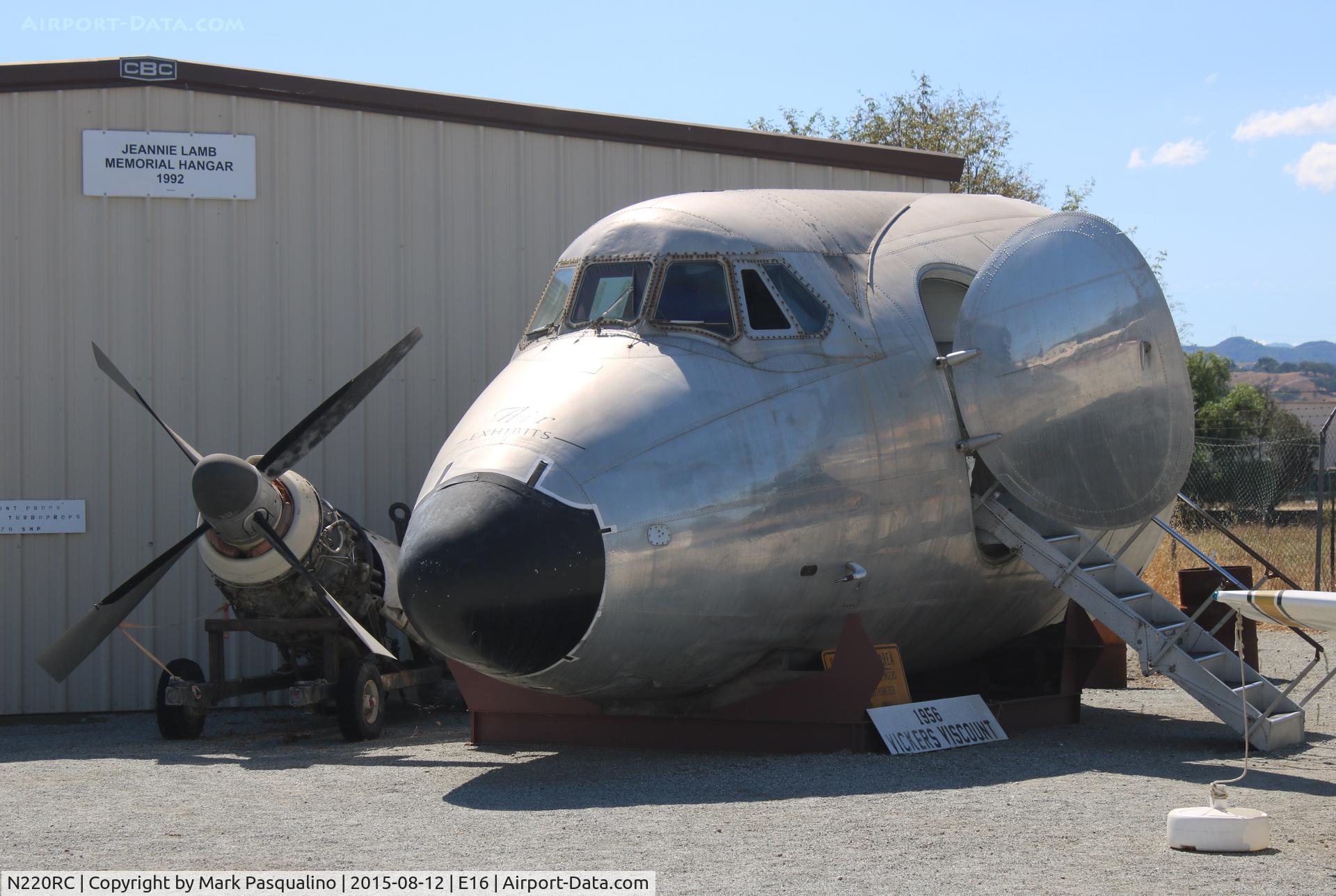 N220RC, 1956 Vickers Viscount 745D C/N 213, Vickers Viscount 745D