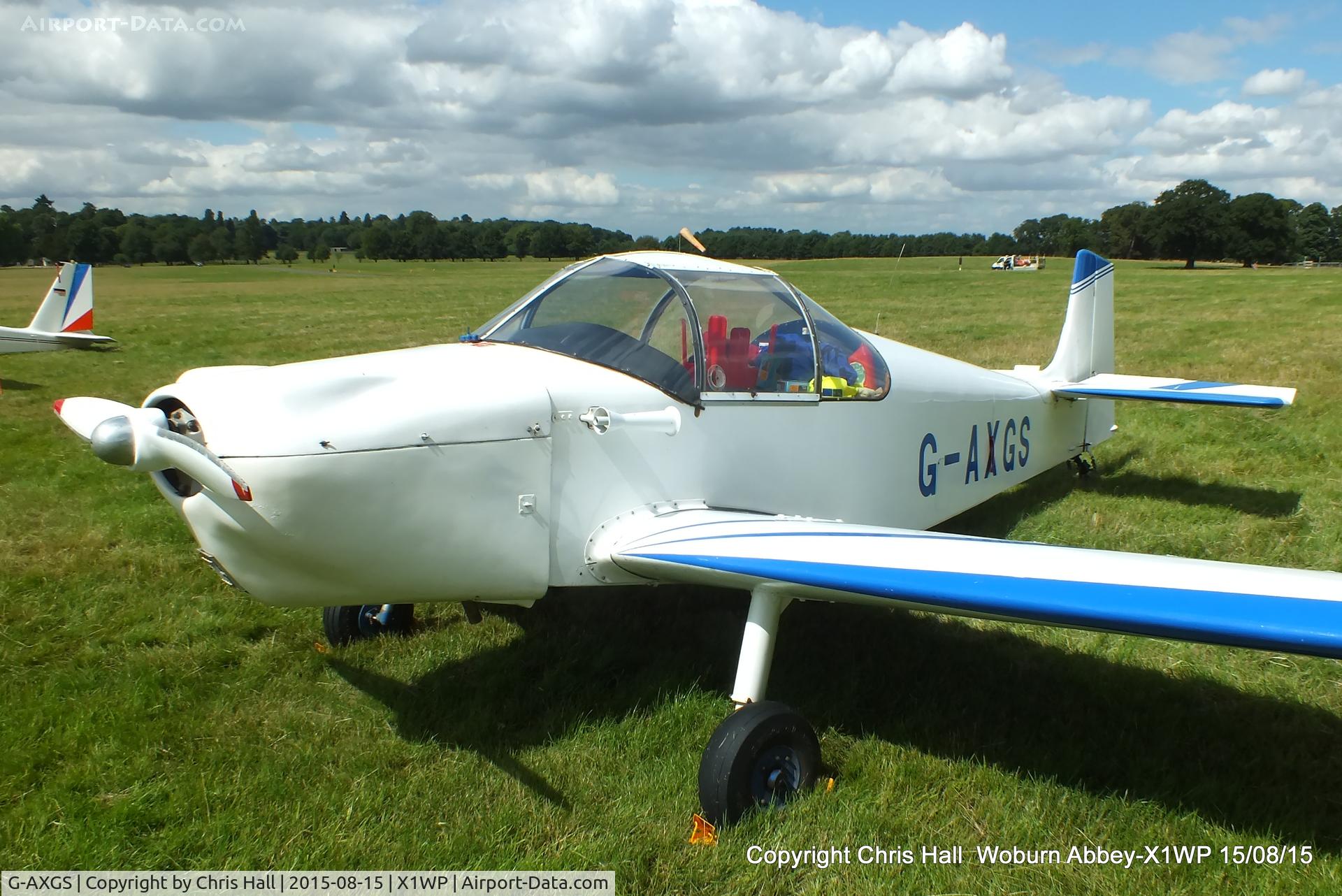 G-AXGS, 1969 Druine D-62B Condor C/N RAE/638, International Moth Rally at Woburn Abbey 15/08/15
