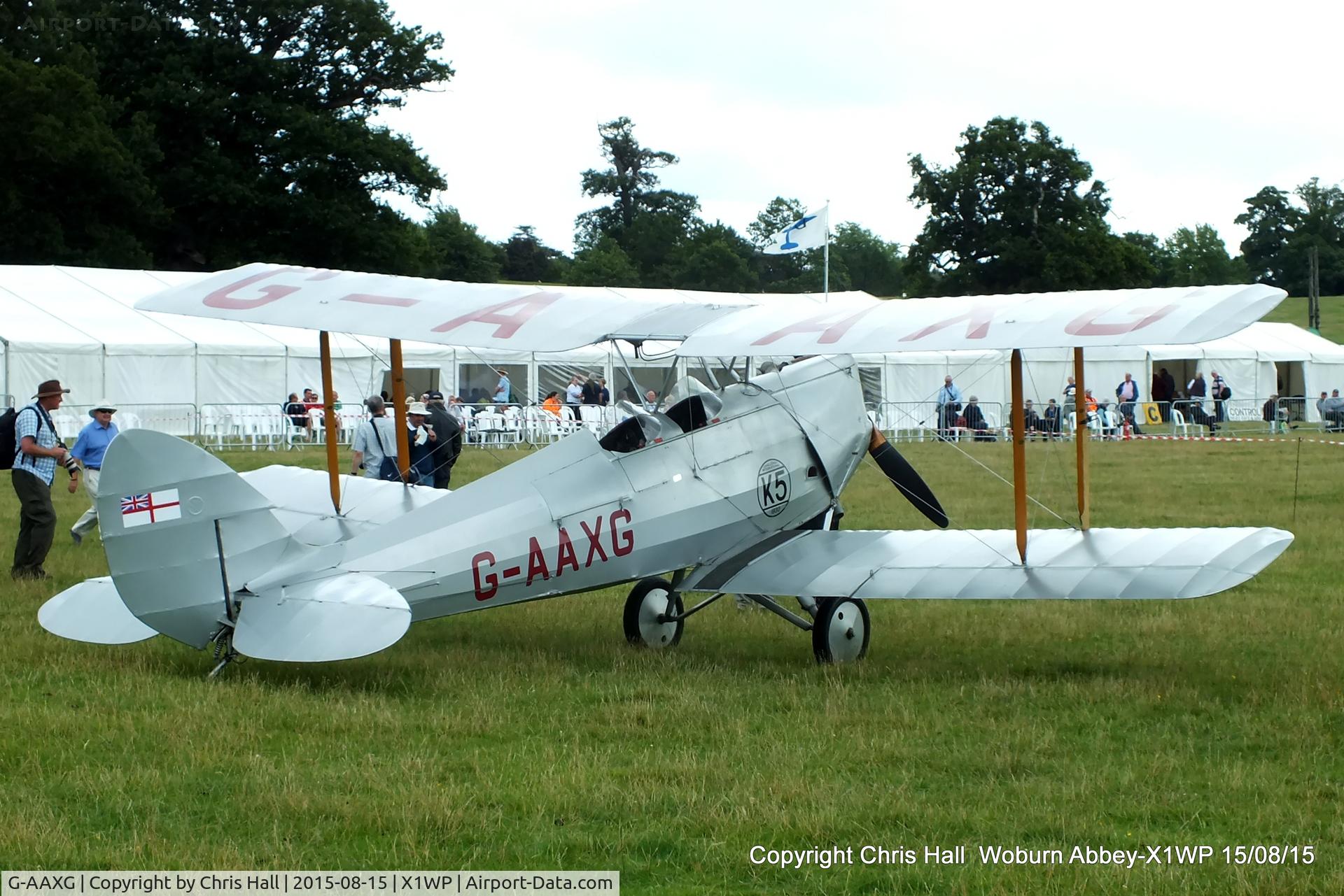 G-AAXG, 1930 De Havilland DH.60M Moth C/N 1542, International Moth Rally at Woburn Abbey 15/08/15