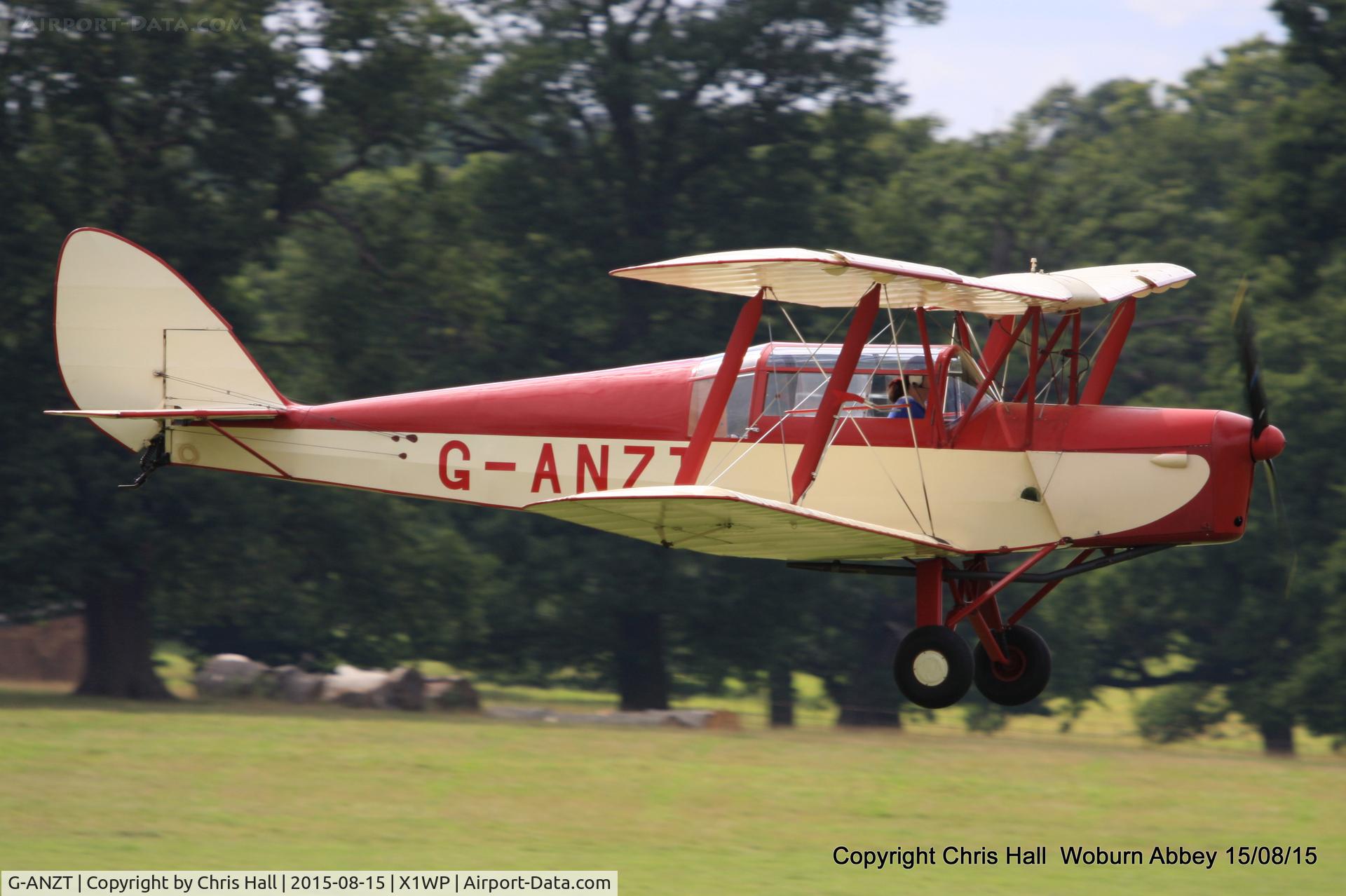 G-ANZT, 1957 Thruxton Jackaroo C/N 84176, International Moth Rally at Woburn Abbey 15/08/15