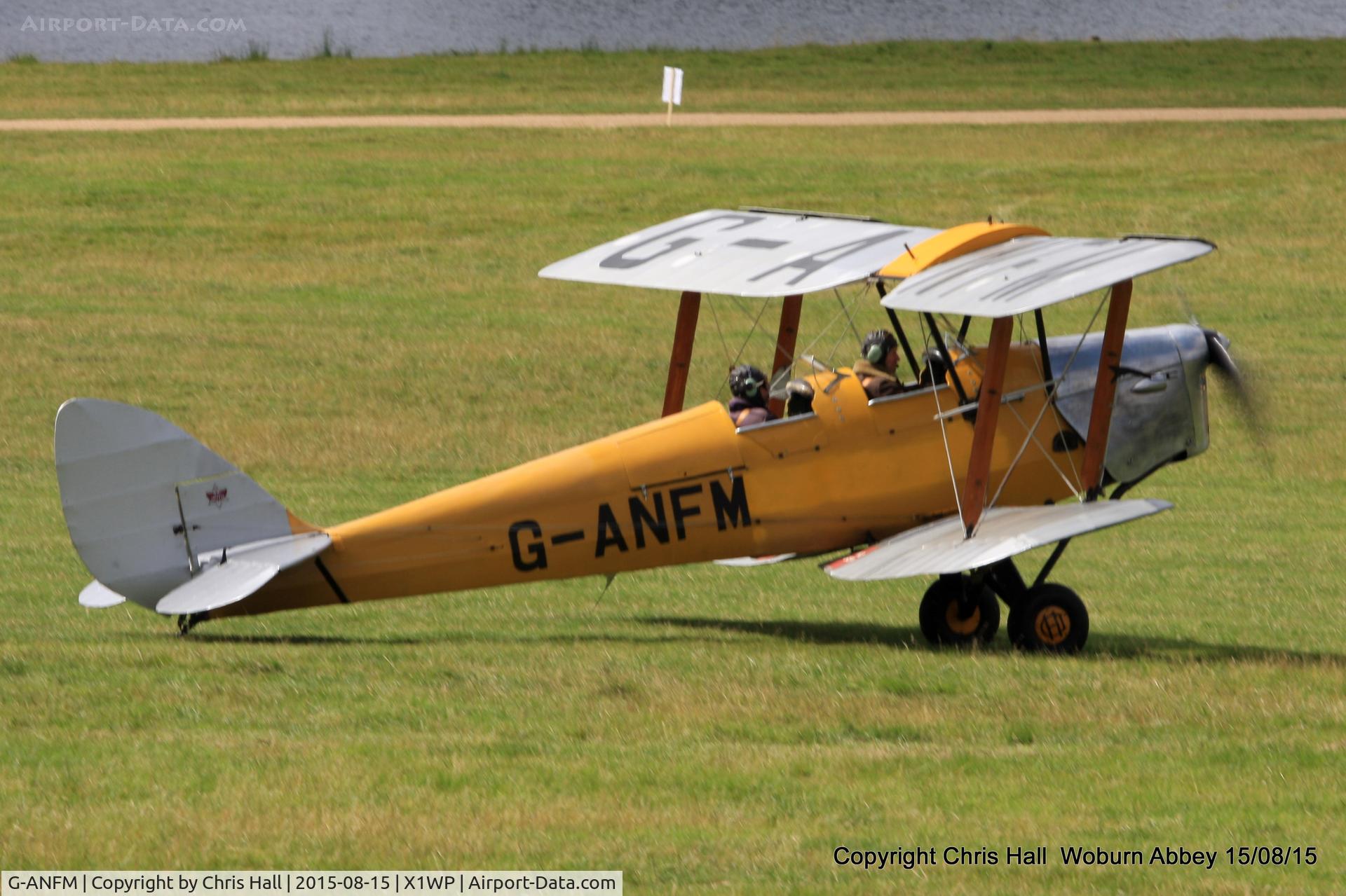 G-ANFM, 1941 De Havilland DH-82A Tiger Moth II C/N 83604, International Moth Rally at Woburn Abbey 15/08/15