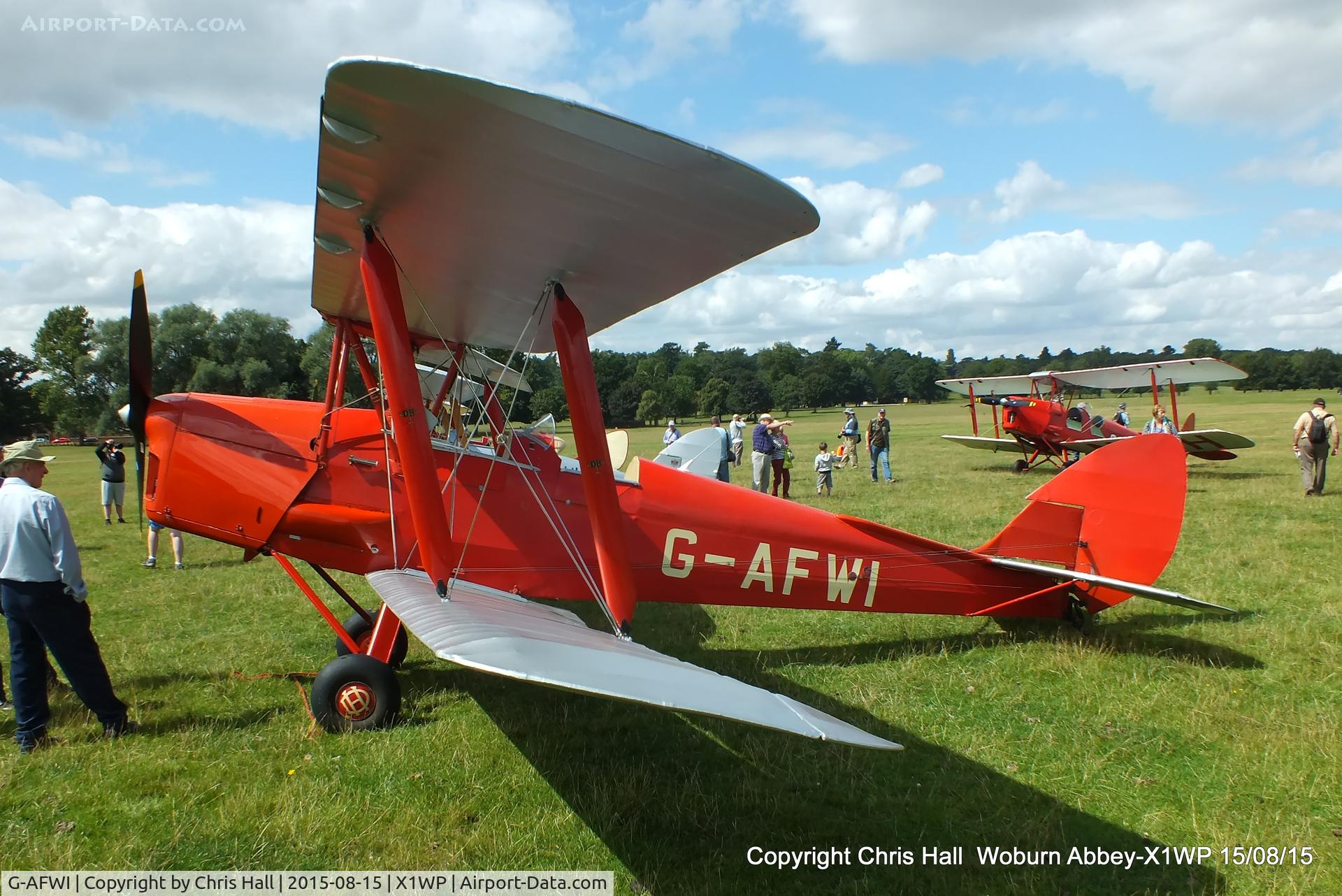 G-AFWI, 1939 De Havilland DH-82A Tiger Moth II C/N 82187, International Moth Rally at Woburn Abbey 15/08/15