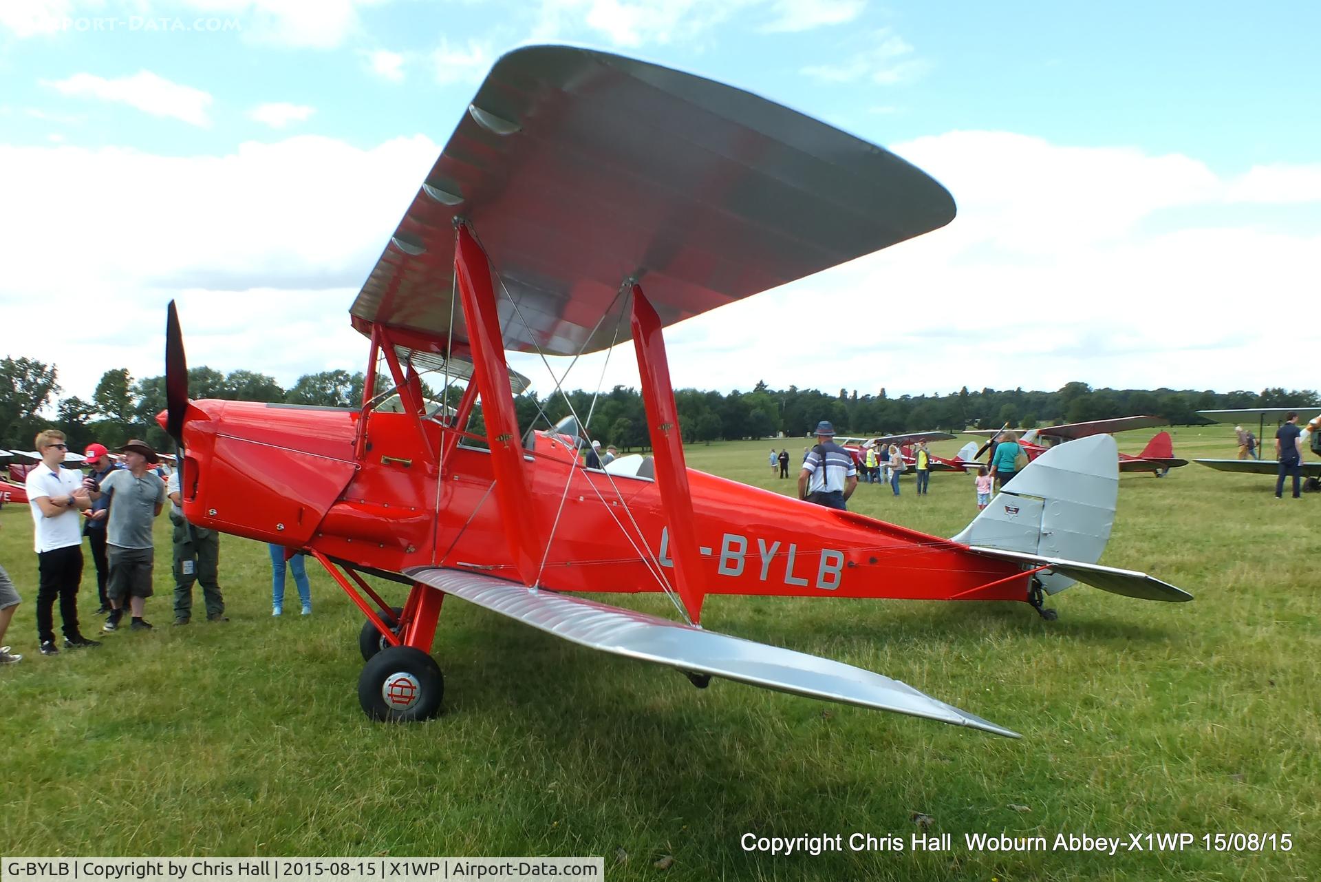 G-BYLB, 1940 De Havilland DH-82A Tiger Moth II C/N 83286, International Moth Rally at Woburn Abbey 15/08/15