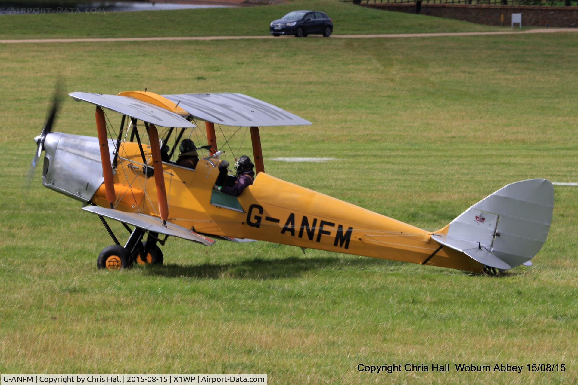 G-ANFM, 1941 De Havilland DH-82A Tiger Moth II C/N 83604, International Moth Rally at Woburn Abbey 15/08/15