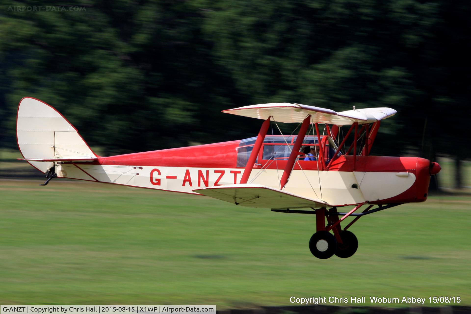 G-ANZT, 1957 Thruxton Jackaroo C/N 84176, International Moth Rally at Woburn Abbey 15/08/15