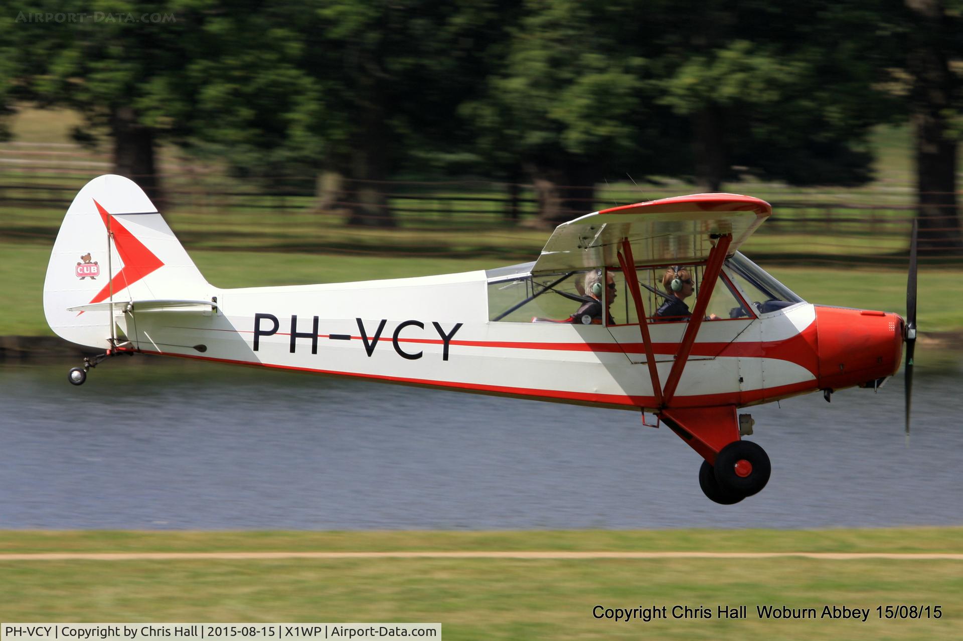 PH-VCY, 1954 Piper L-21B Super Cub (PA-18-135) C/N 18-3601, International Moth Rally at Woburn Abbey 15/08/15