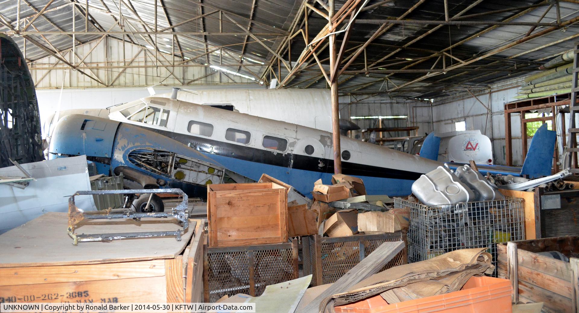 UNKNOWN, Miscellaneous Various C/N unknown, Twin blue aircraft at Vintage Flight Museum