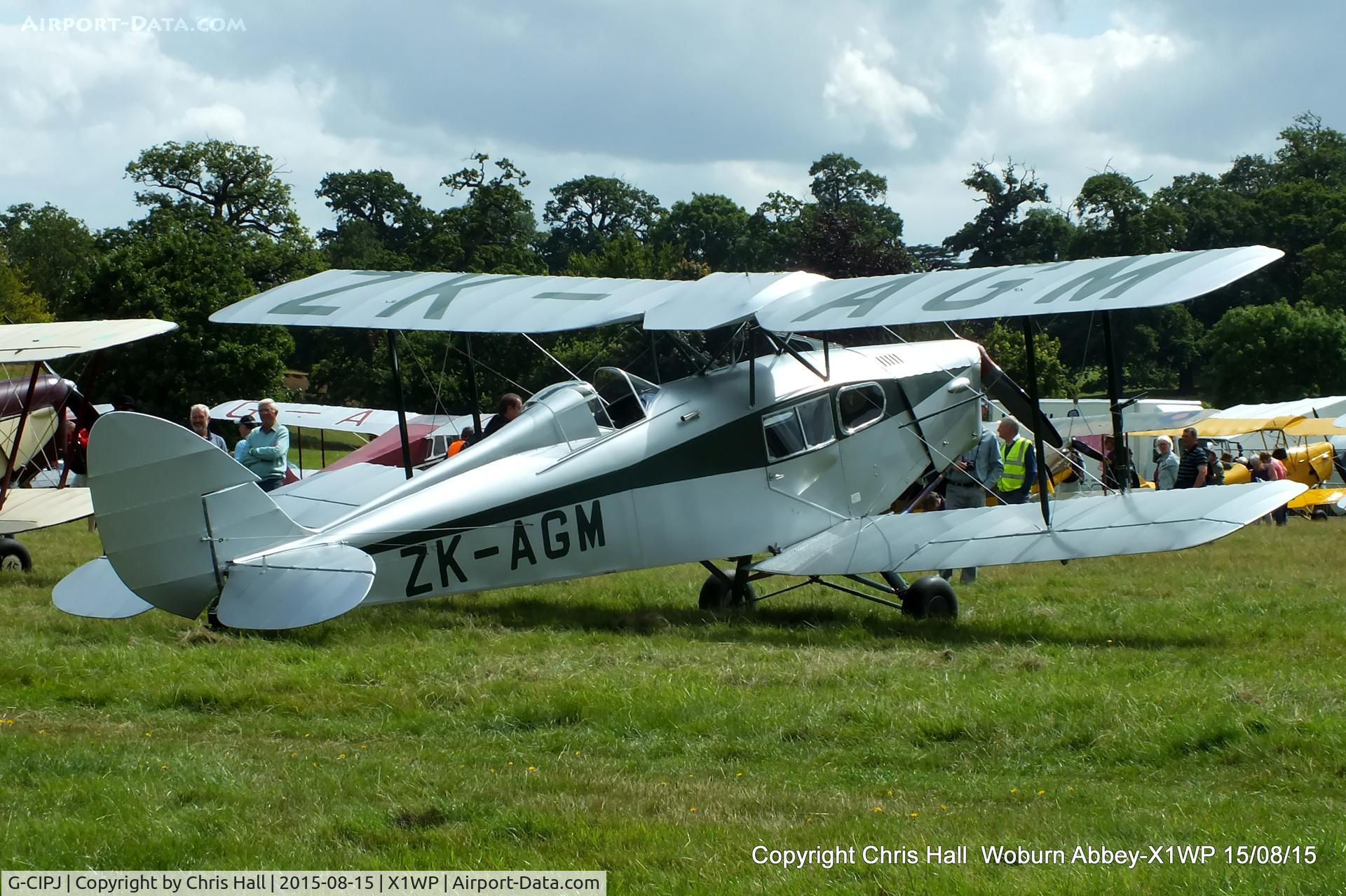 G-CIPJ, 1938 De Havilland DH.83 Fox Moth C/N TS2810, International Moth Rally at Woburn Abbey 15/08/15
