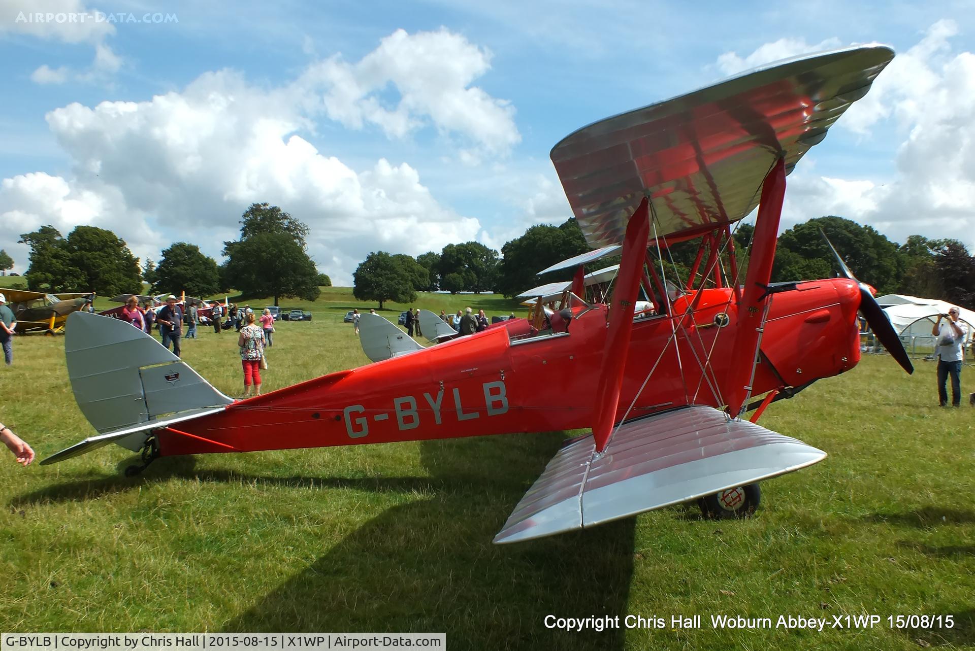 G-BYLB, 1940 De Havilland DH-82A Tiger Moth II C/N 83286, International Moth Rally at Woburn Abbey 15/08/15