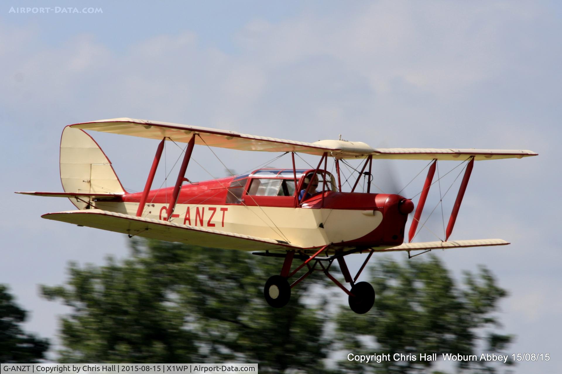 G-ANZT, 1957 Thruxton Jackaroo C/N 84176, International Moth Rally at Woburn Abbey 15/08/15