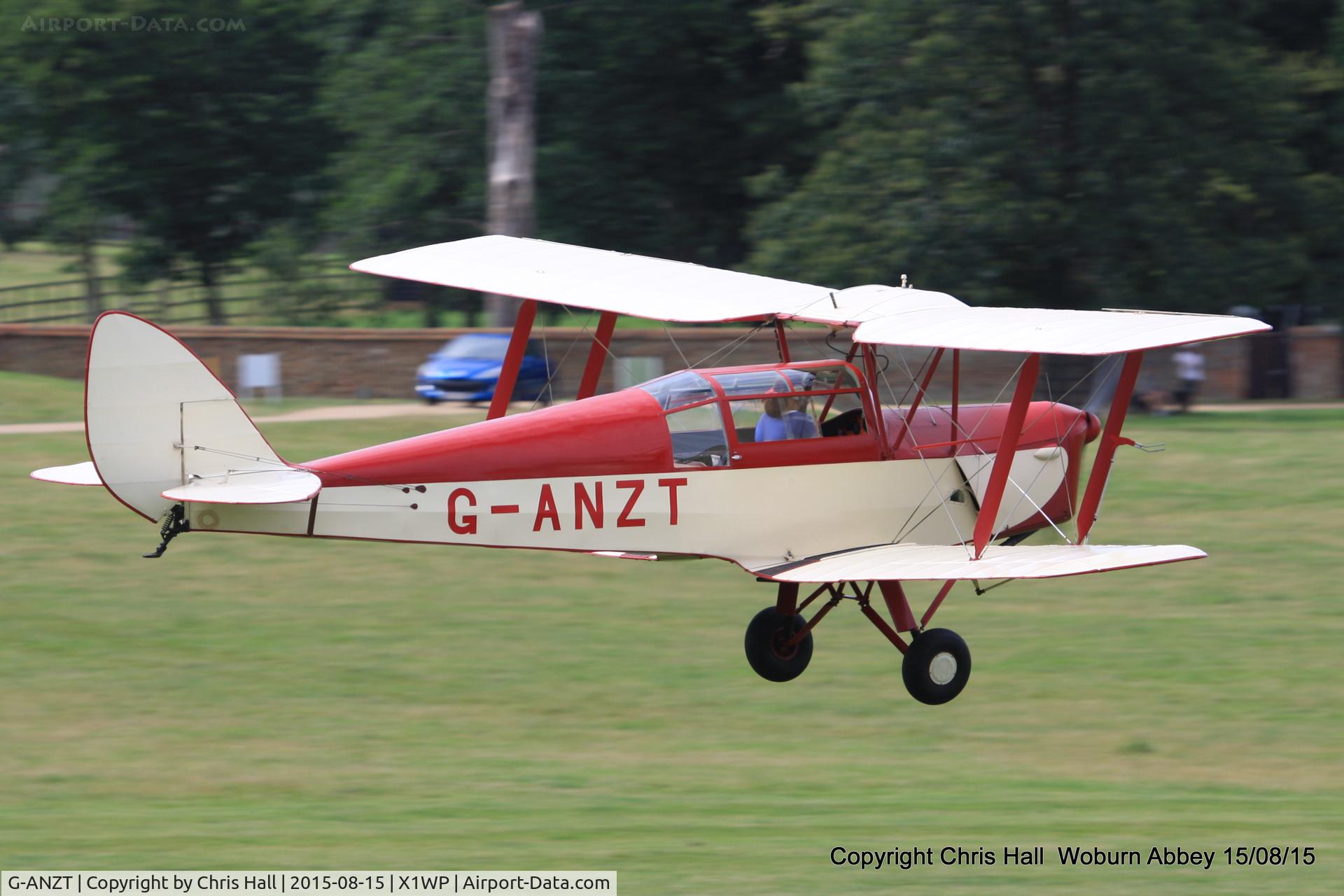 G-ANZT, 1957 Thruxton Jackaroo C/N 84176, International Moth Rally at Woburn Abbey 15/08/15