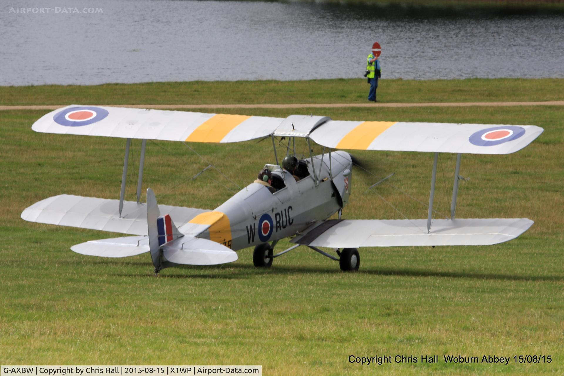 G-AXBW, 1940 De Havilland DH-82A Tiger Moth II C/N 83595, International Moth Rally at Woburn Abbey 15/08/15