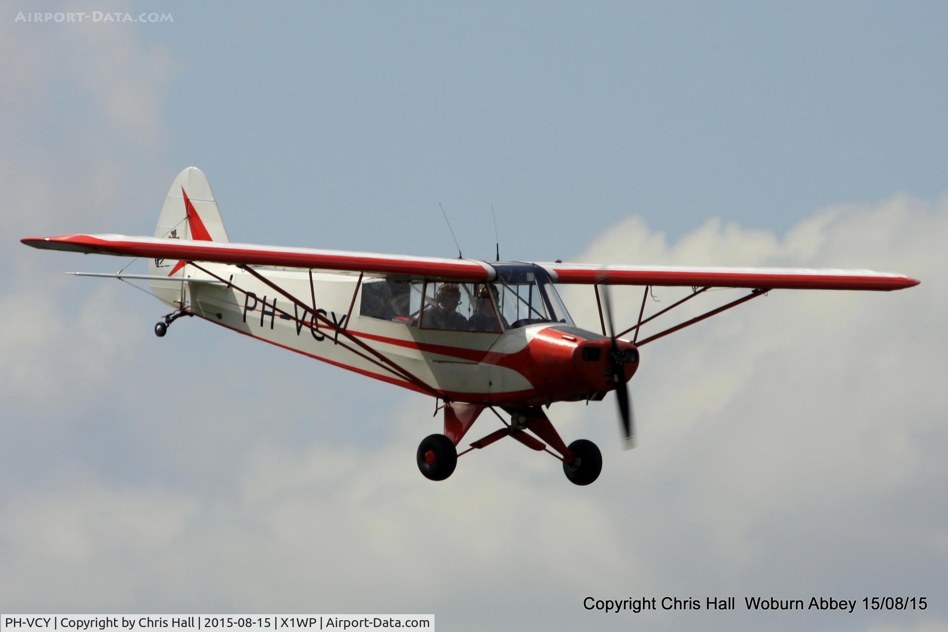 PH-VCY, 1954 Piper L-21B Super Cub (PA-18-135) C/N 18-3601, International Moth Rally at Woburn Abbey 15/08/15