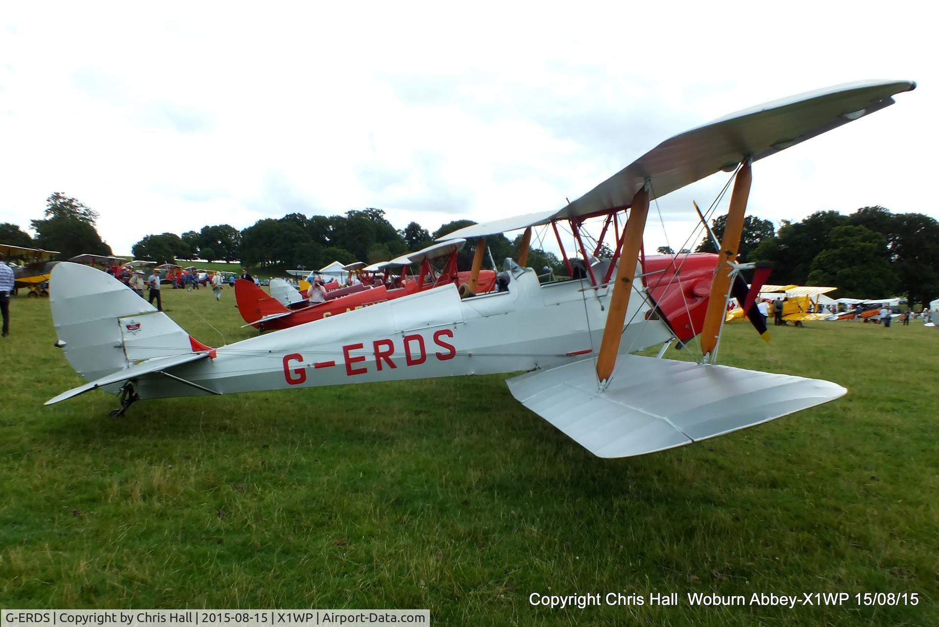 G-ERDS, 1943 De Havilland DH-82A Tiger Moth II C/N 85028, International Moth Rally at Woburn Abbey 15/08/15