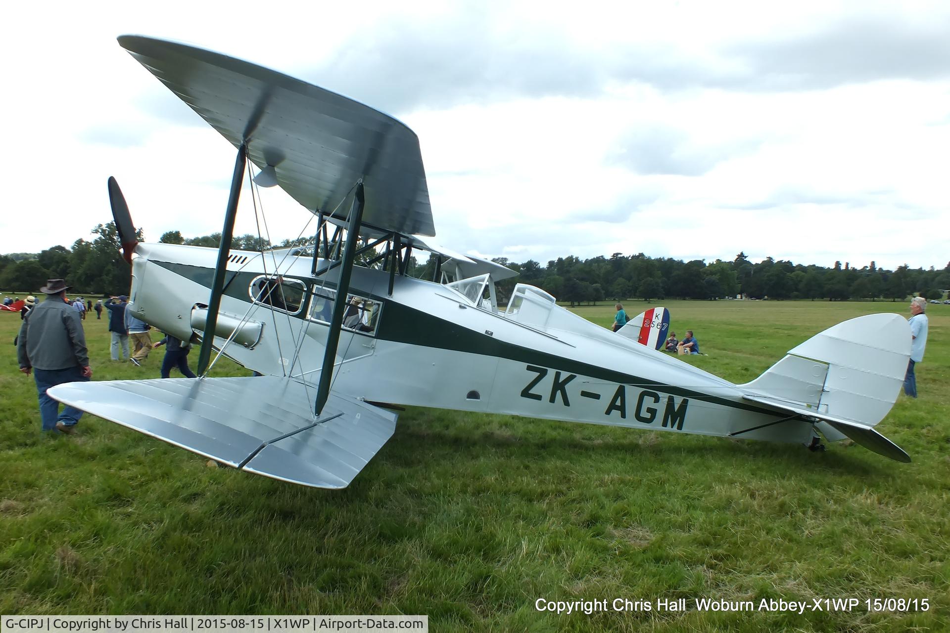 G-CIPJ, 1938 De Havilland DH.83 Fox Moth C/N TS2810, International Moth Rally at Woburn Abbey 15/08/15