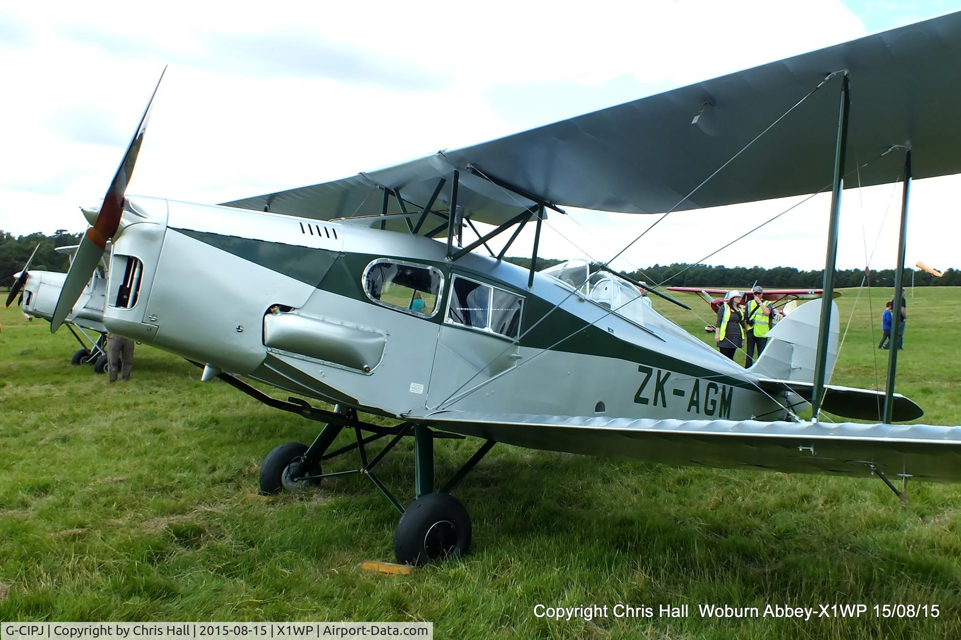 G-CIPJ, 1938 De Havilland DH.83 Fox Moth C/N TS2810, International Moth Rally at Woburn Abbey 15/08/15
