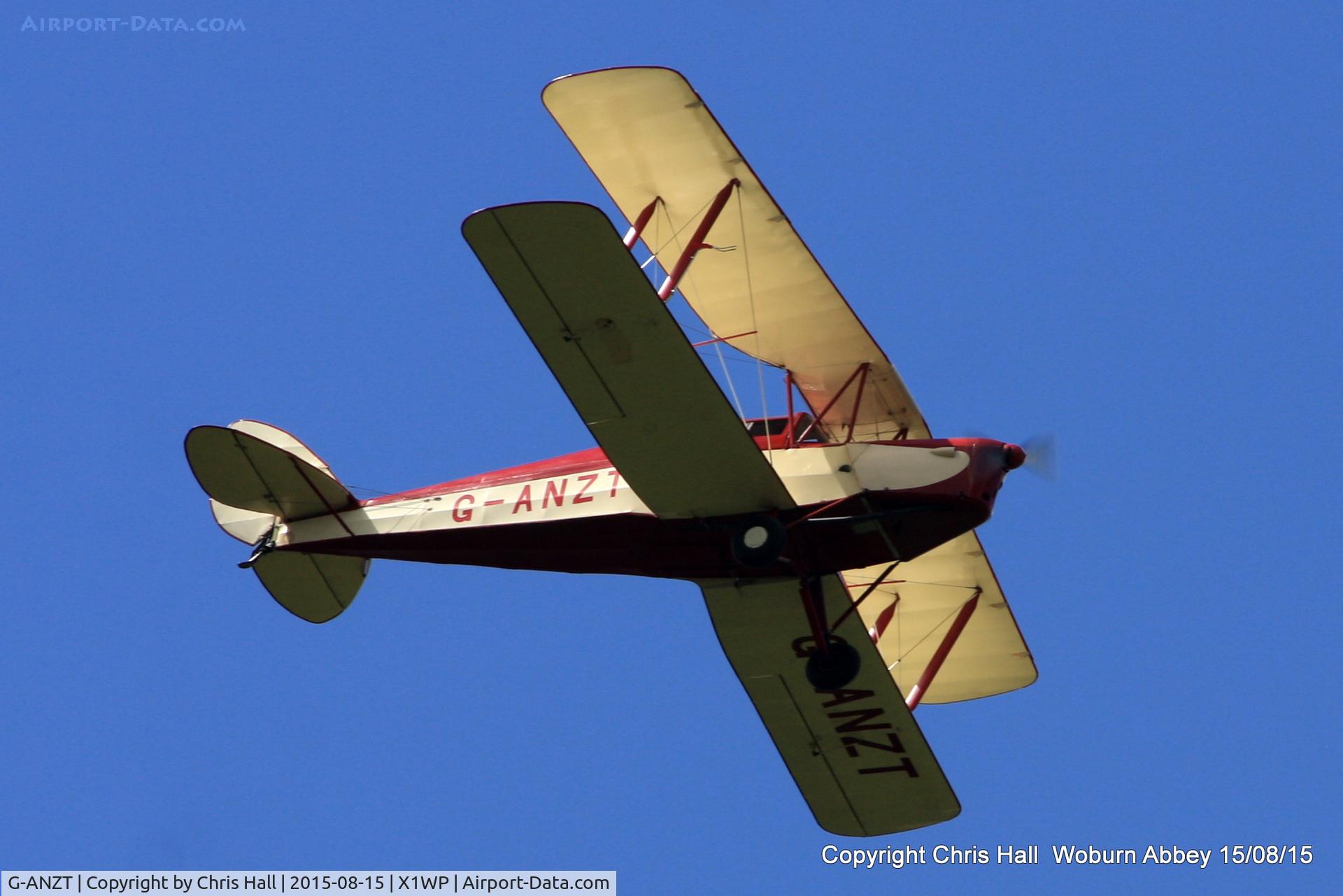 G-ANZT, 1957 Thruxton Jackaroo C/N 84176, International Moth Rally at Woburn Abbey 15/08/15