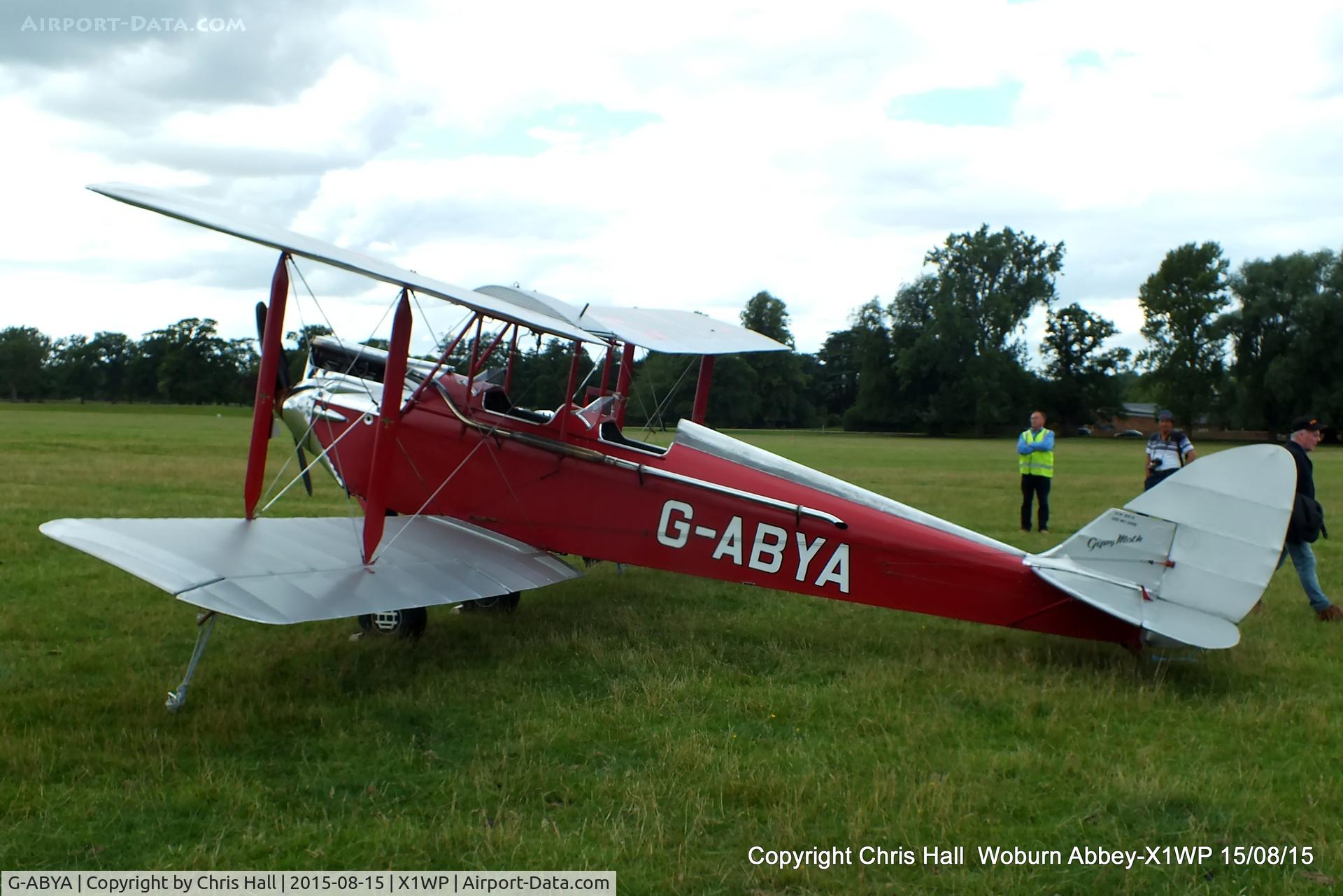 G-ABYA, 1932 De Havilland DH60G Gipsy Moth C/N 1906, International Moth Rally at Woburn Abbey 15/08/15
