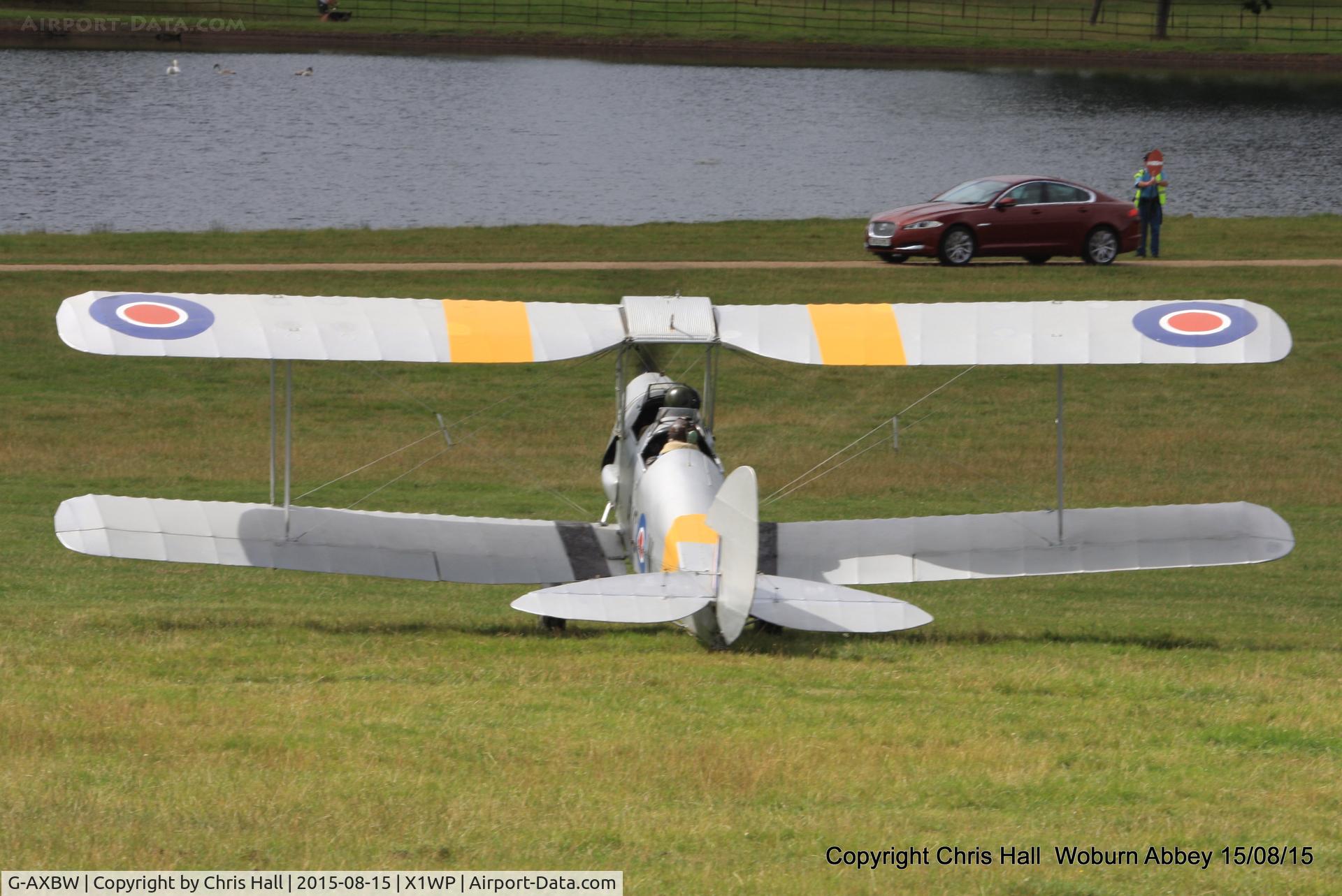 G-AXBW, 1940 De Havilland DH-82A Tiger Moth II C/N 83595, International Moth Rally at Woburn Abbey 15/08/15