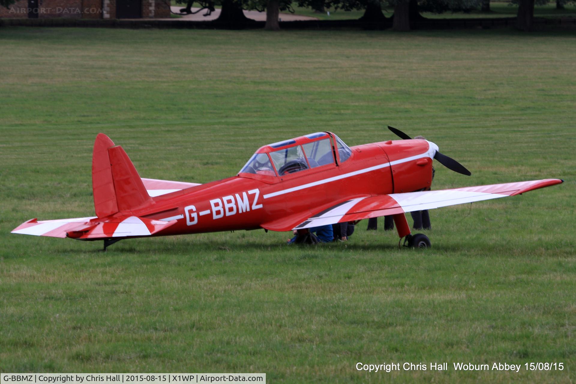 G-BBMZ, 1950 De Havilland DHC-1 Chipmunk T.10 C/N C1/0563, International Moth Rally at Woburn Abbey 15/08/15