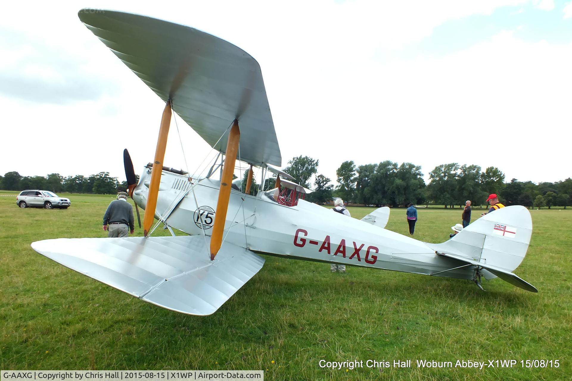 G-AAXG, 1930 De Havilland DH.60M Moth C/N 1542, International Moth Rally at Woburn Abbey 15/08/15