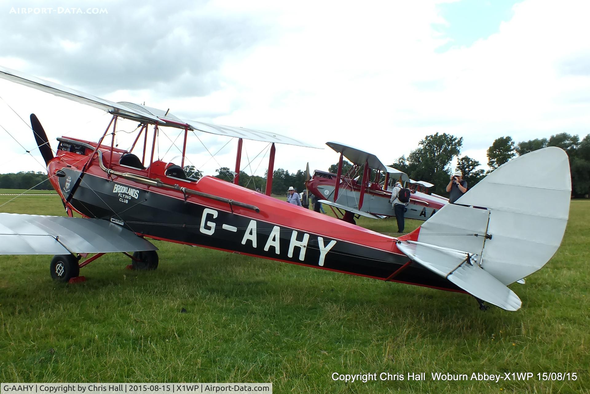 G-AAHY, 1929 De Havilland DH.60M Moth C/N 1362, International Moth Rally at Woburn Abbey 15/08/15