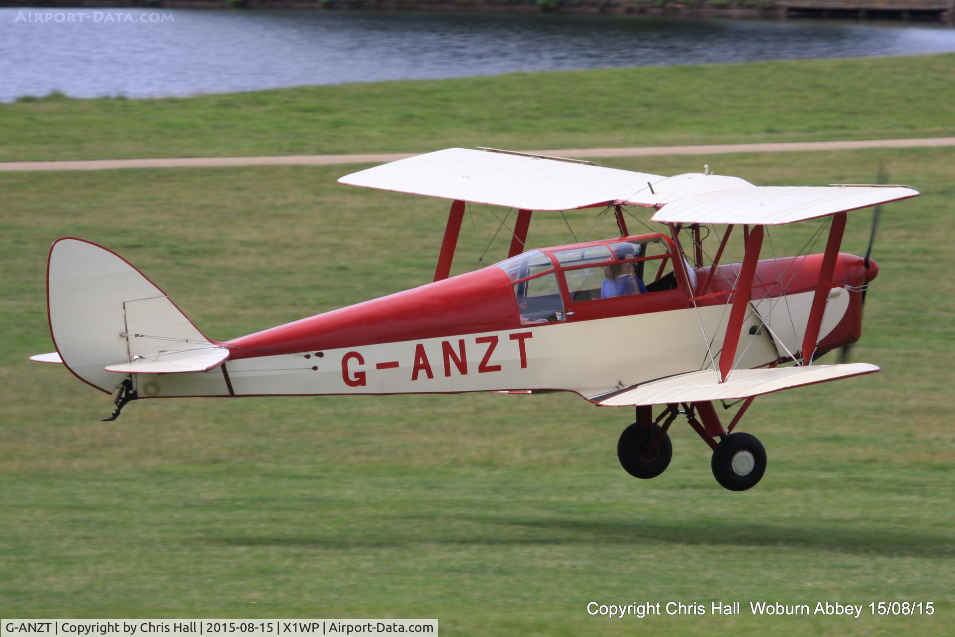 G-ANZT, 1957 Thruxton Jackaroo C/N 84176, International Moth Rally at Woburn Abbey 15/08/15