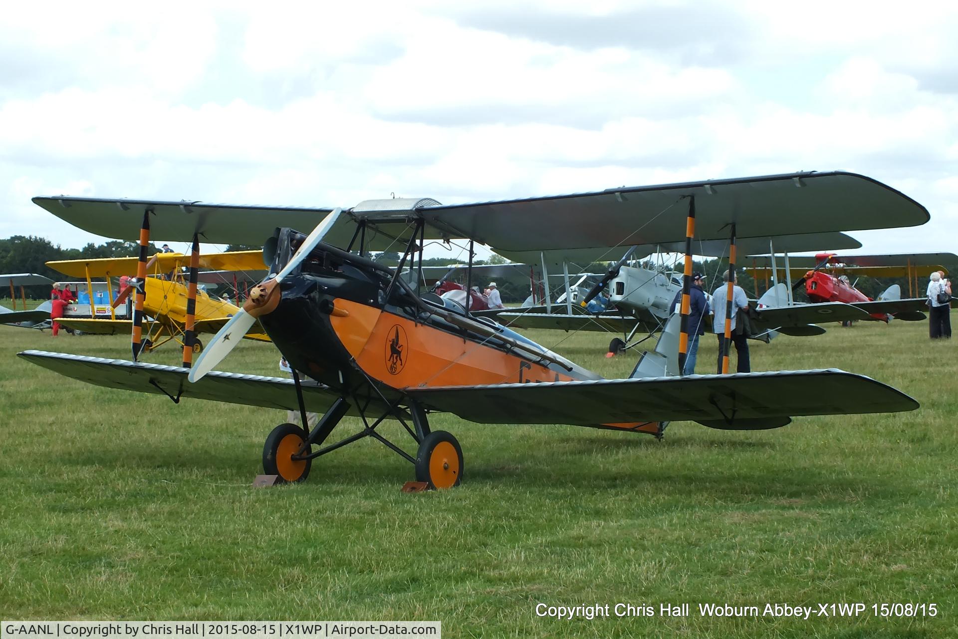 G-AANL, 1929 De Havilland DH.60M Moth C/N 1446, International Moth Rally at Woburn Abbey 15/08/15