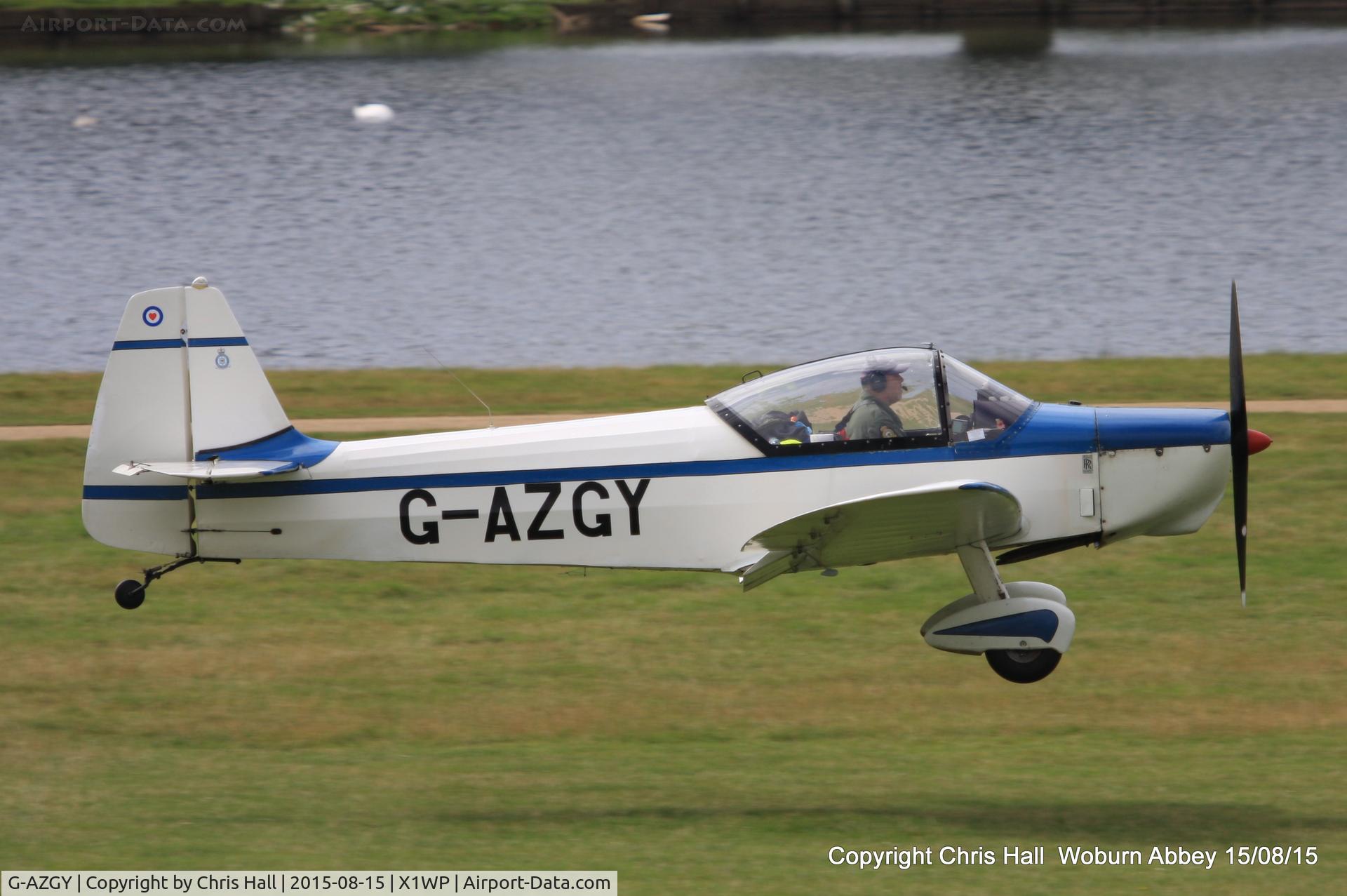 G-AZGY, 1968 Piel CP-301B Emeraude C/N 122, International Moth Rally at Woburn Abbey 15/08/15