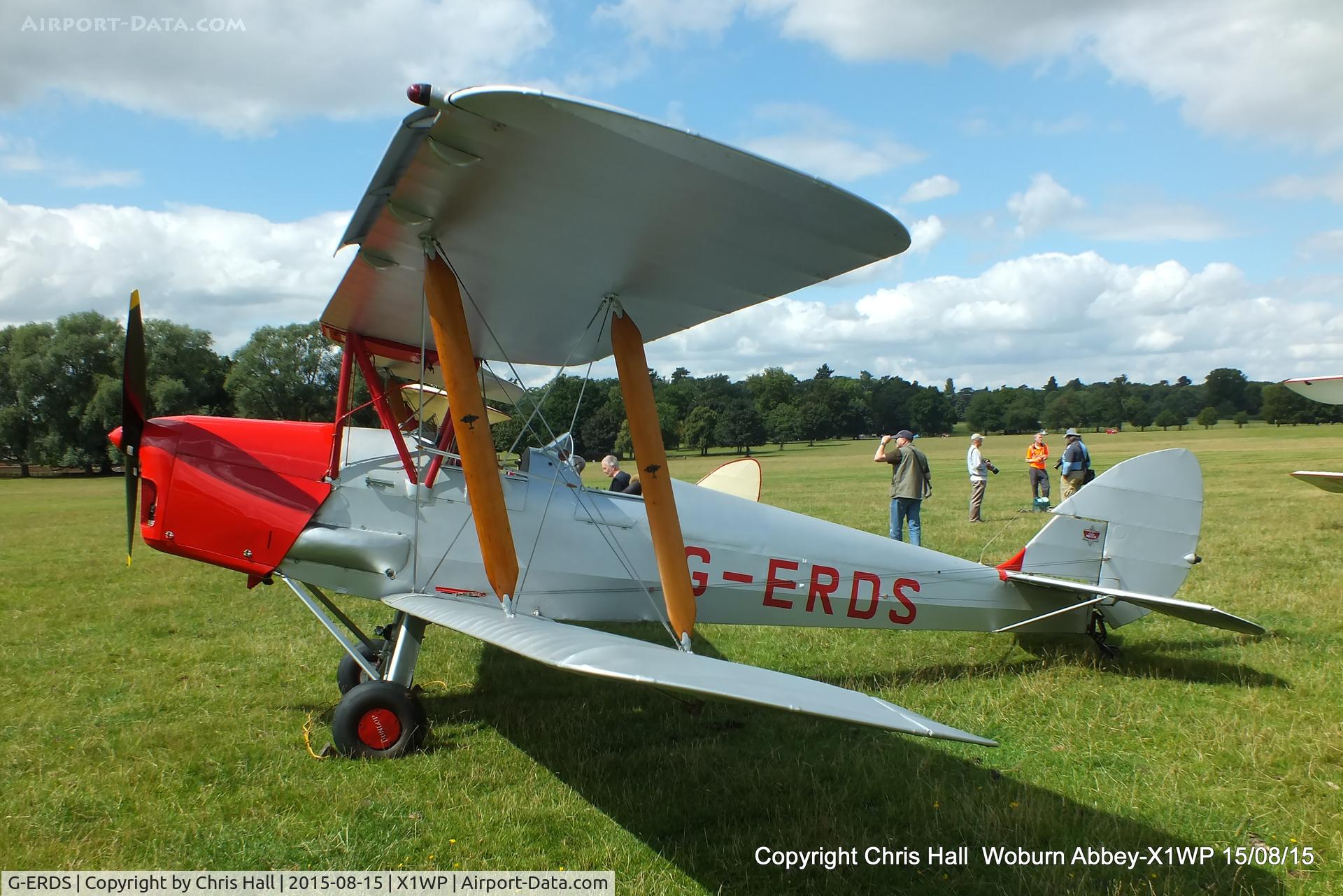 G-ERDS, 1943 De Havilland DH-82A Tiger Moth II C/N 85028, International Moth Rally at Woburn Abbey 15/08/15