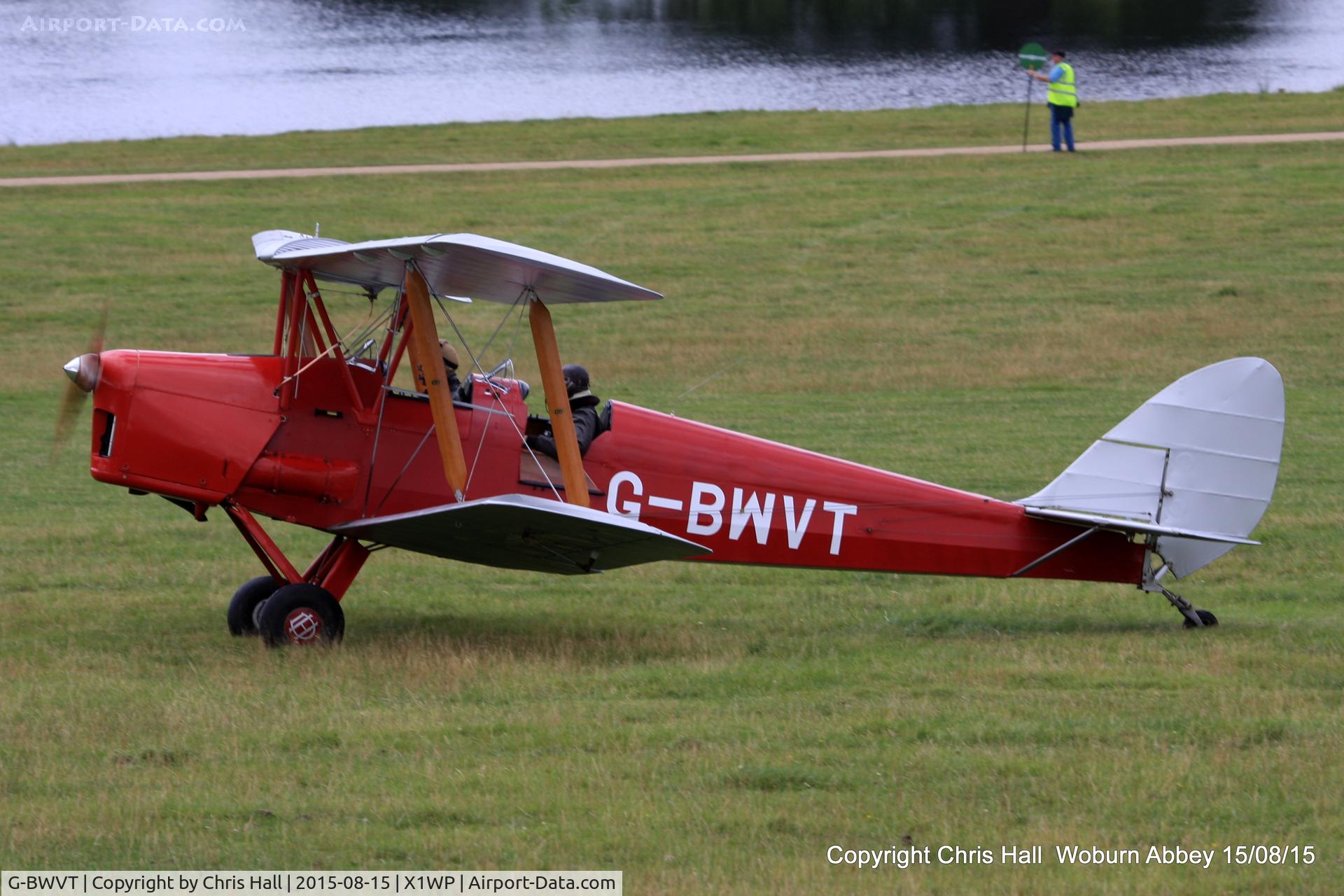 G-BWVT, 1942 De Havilland Australia DH-82A Tiger Moth C/N DHA1039, International Moth Rally at Woburn Abbey 15/08/15