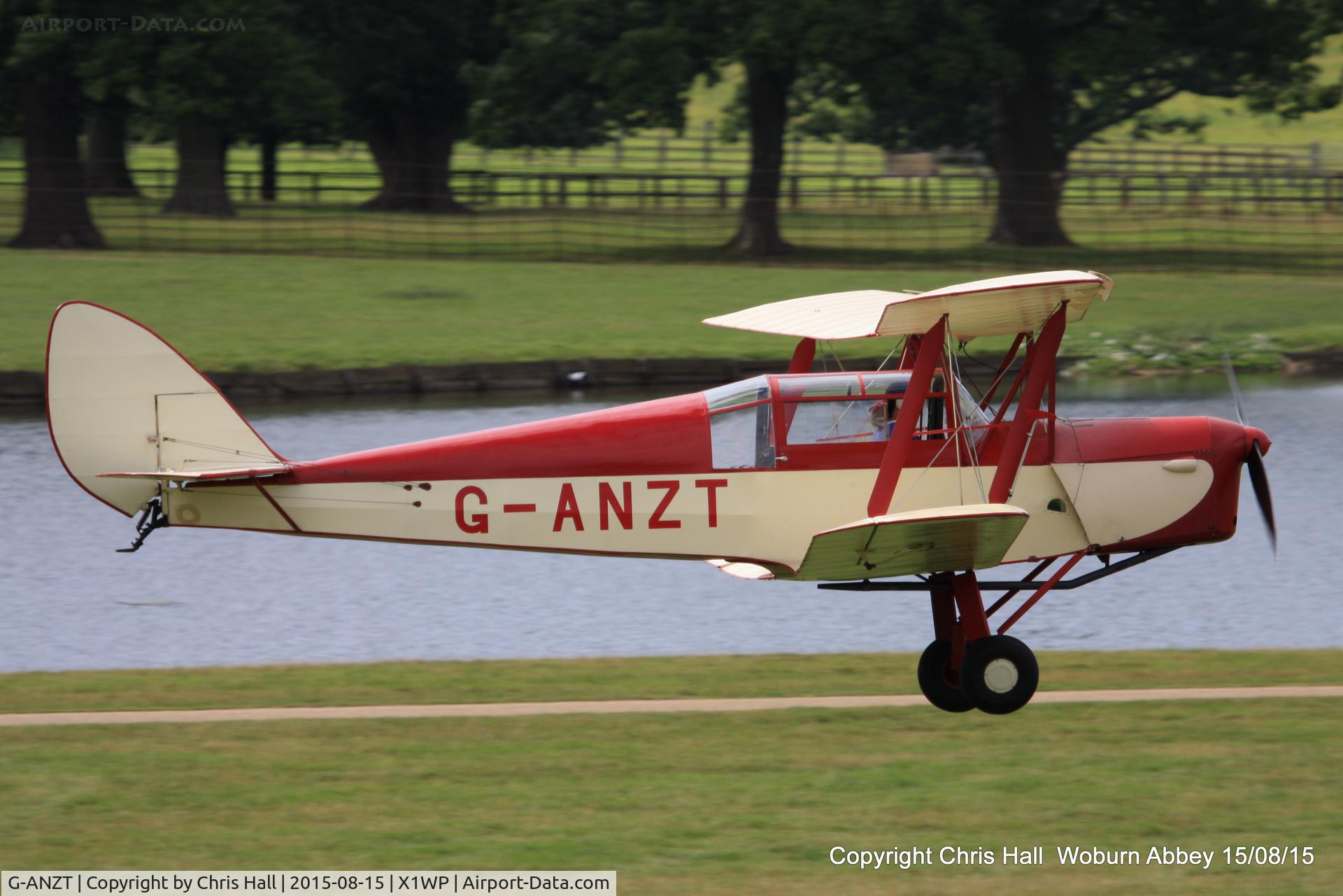 G-ANZT, 1957 Thruxton Jackaroo C/N 84176, International Moth Rally at Woburn Abbey 15/08/15