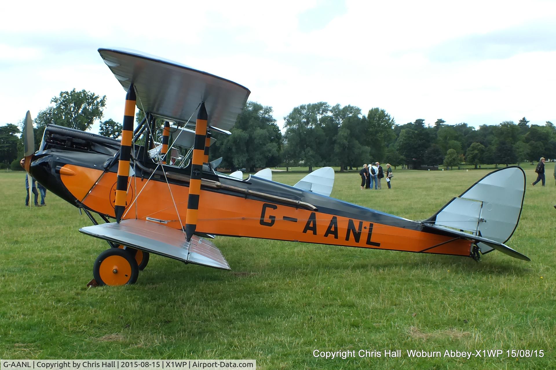 G-AANL, 1929 De Havilland DH.60M Moth C/N 1446, International Moth Rally at Woburn Abbey 15/08/15