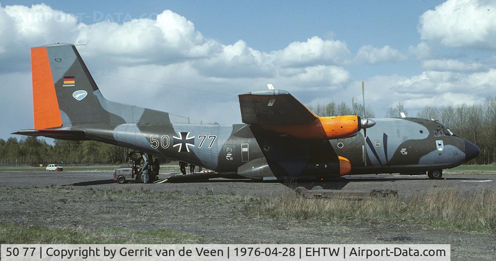 50 77, Transall C-160D C/N D114, This LTG61 aircraft was seen at the Tactical Air Meet