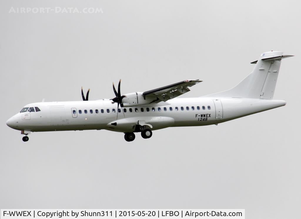 F-WWEX, 2015 ATR 72-600 C/N 1248, C/n 1248 - For Air Madagascar... delivered in all white c/s without titles