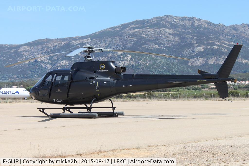 F-GIJP, Aerospatiale AS-350BA Ecureuil C/N 1672, Parked