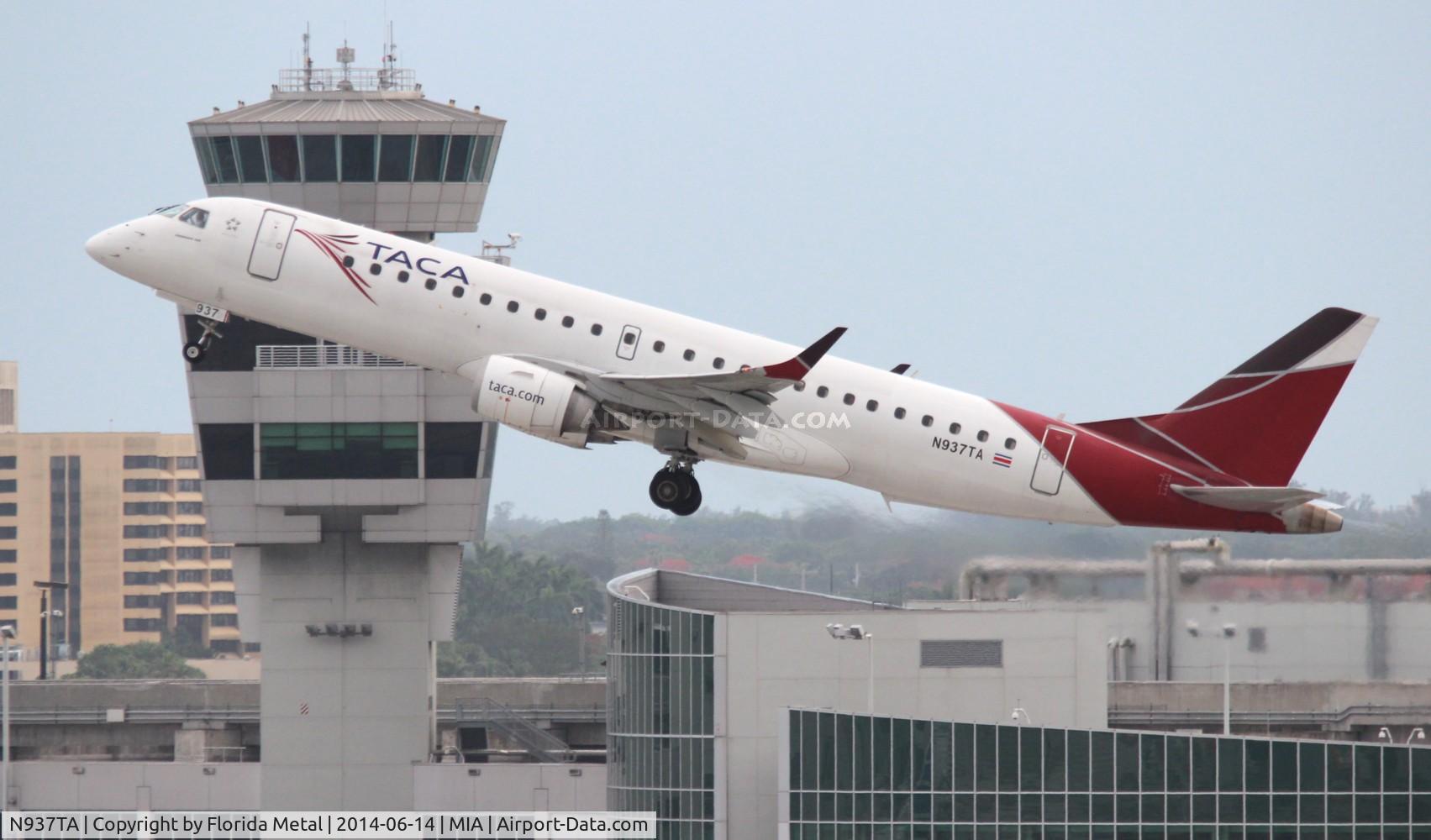 N937TA, Embraer ERJ-190-100 IGW 190AR C/N 19000221, Taca E190