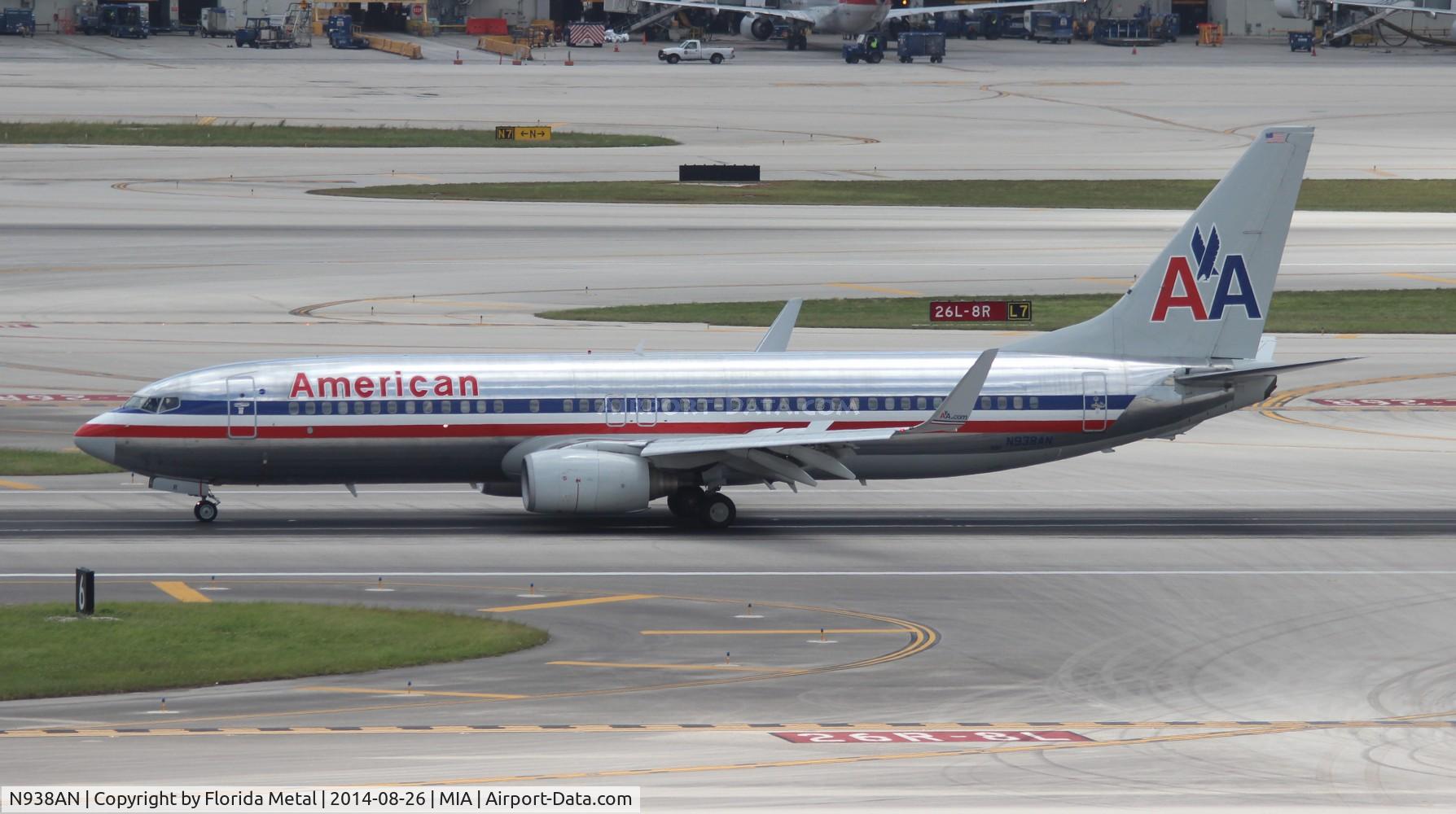 N938AN, 2000 Boeing 737-823 C/N 29533, American