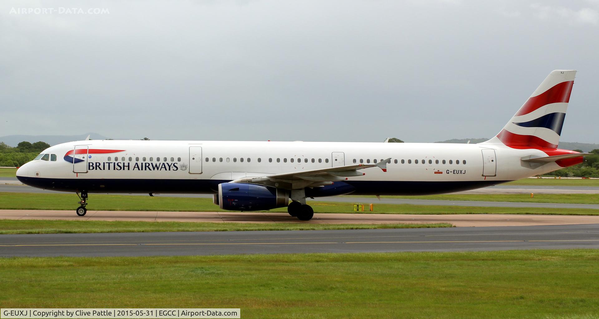 G-EUXJ, 2007 Airbus A321-231 C/N 3081, In action at Manchester Airport EGCC