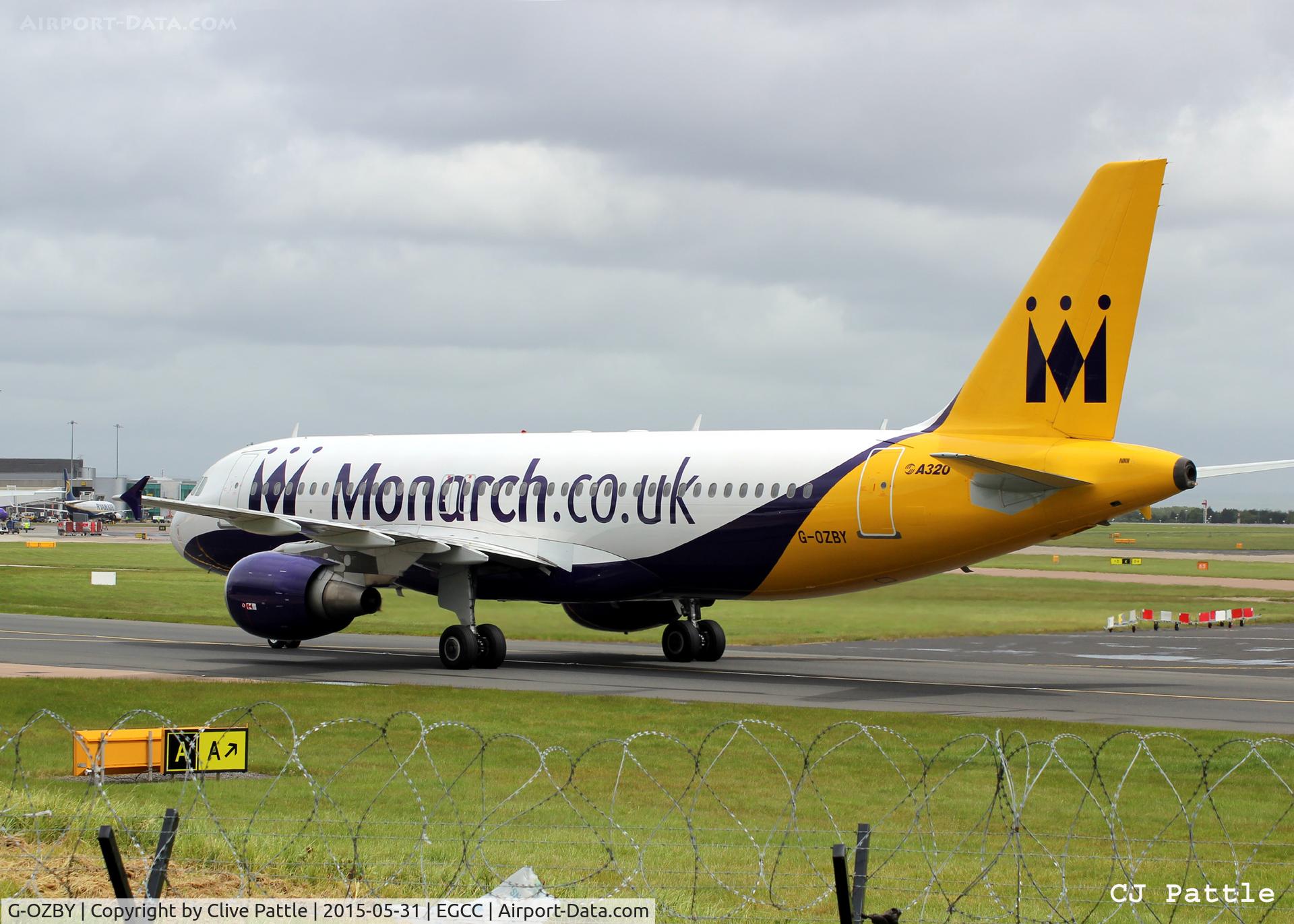 G-OZBY, 2000 Airbus A320-214 C/N 1320, In action taxying at Manchester Airport EGCC