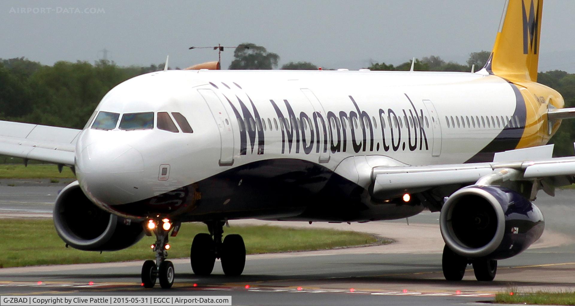 G-ZBAD, 2013 Airbus A321-231 C/N 5582, In action taxying at Manchester Airport EGCC