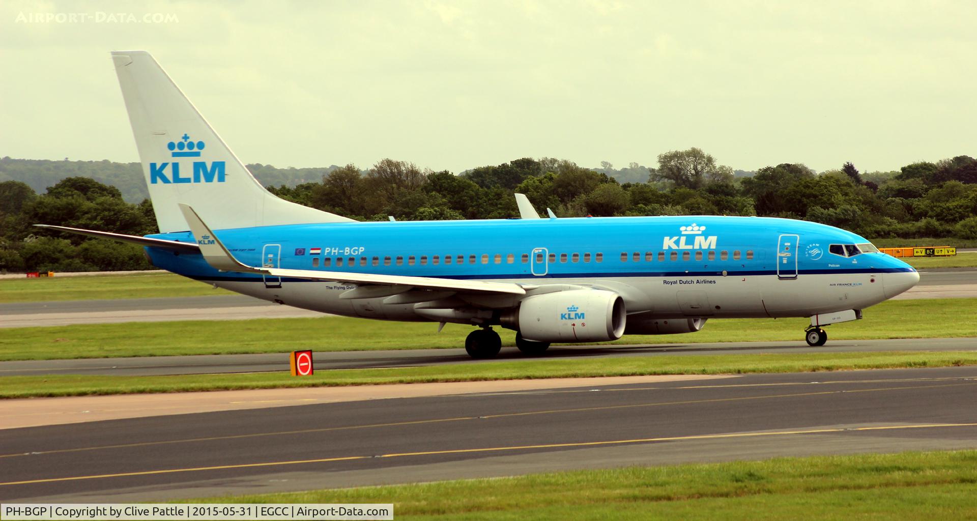 PH-BGP, 2011 Boeing 737-7K2 C/N 38127, Taxy at EGCC