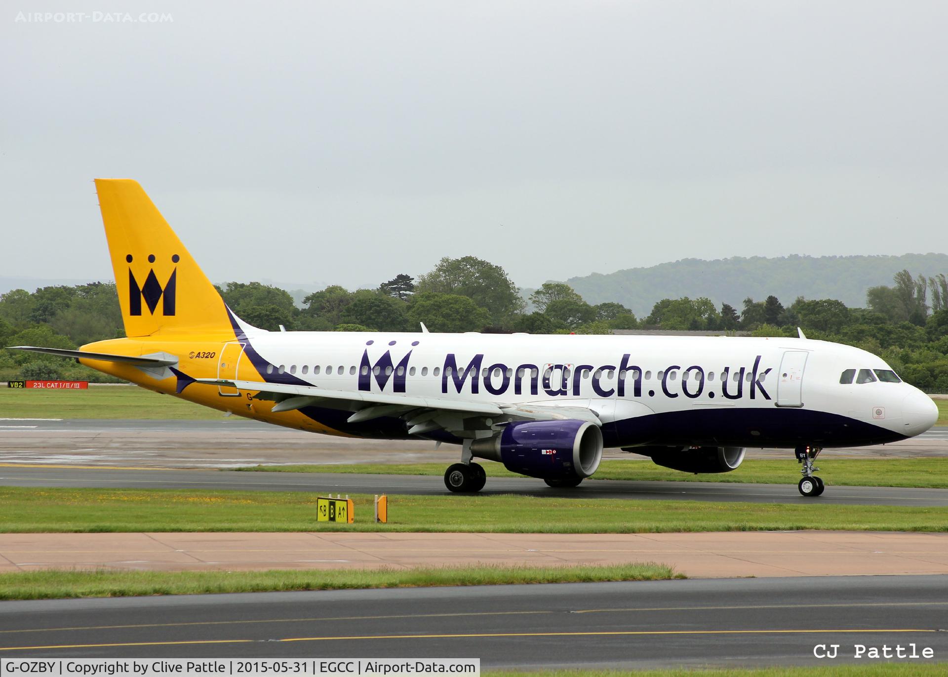 G-OZBY, 2000 Airbus A320-214 C/N 1320, Manchester EGCC action